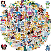 200Pcs Disneys Cartoon Sticker for Kids, Cute Mixed Cartoon Princess Stickers for Girl, Waterproof Water Bottle Skateboard Notebook Phone Guitar Bike Vinyl Decal for Teen Adult (200 Disneys Cartoon)