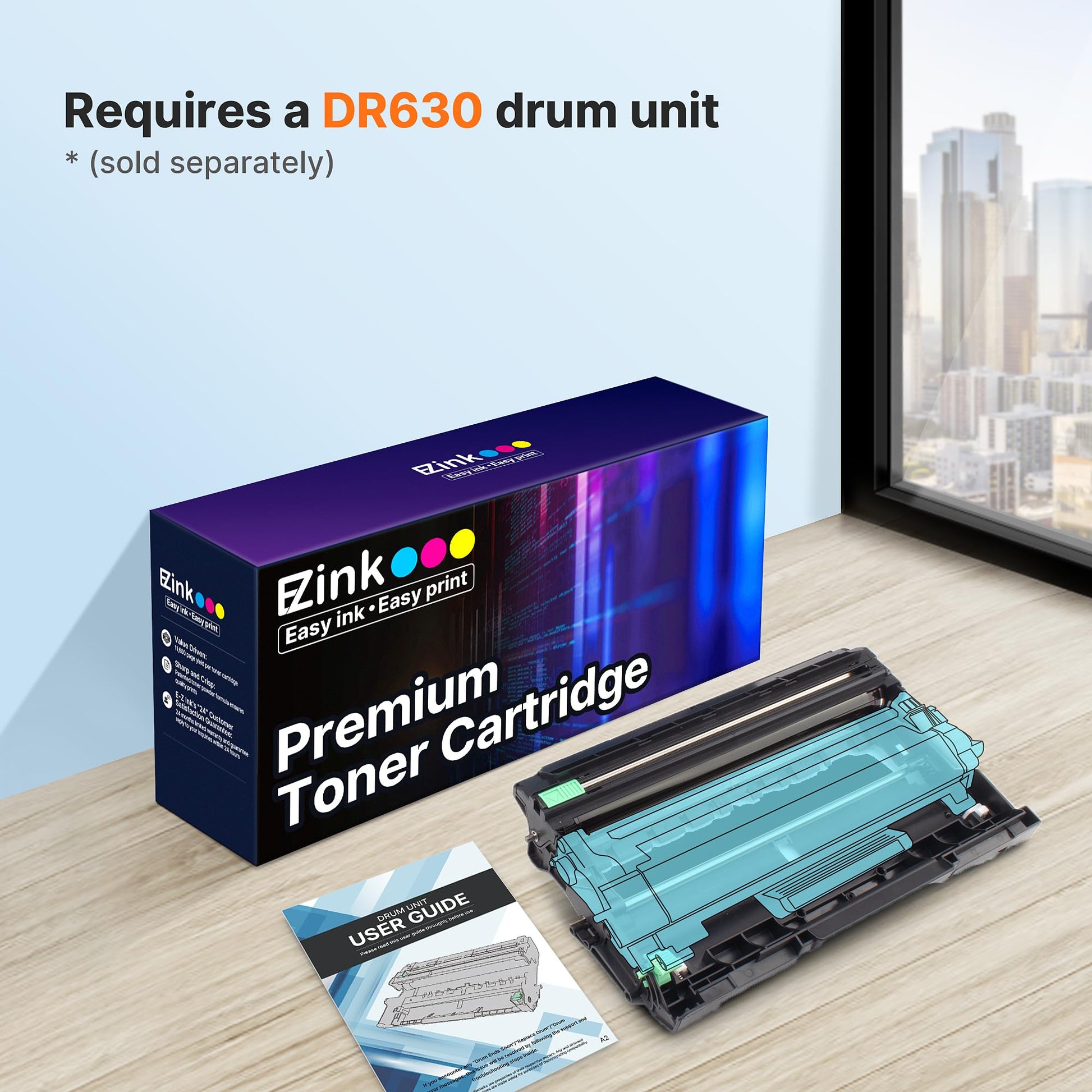 E-Z Ink Compatible TN660 Toner Cartridge Replacement for Brother TN-660 TN660 TN630 High Yield to Use with HL-L2380DW HL-L2320D HL-L2340DW DCP-L2540DW MFC-L2700DW MFC-L2720DW Printer (Black, 2 Pack)