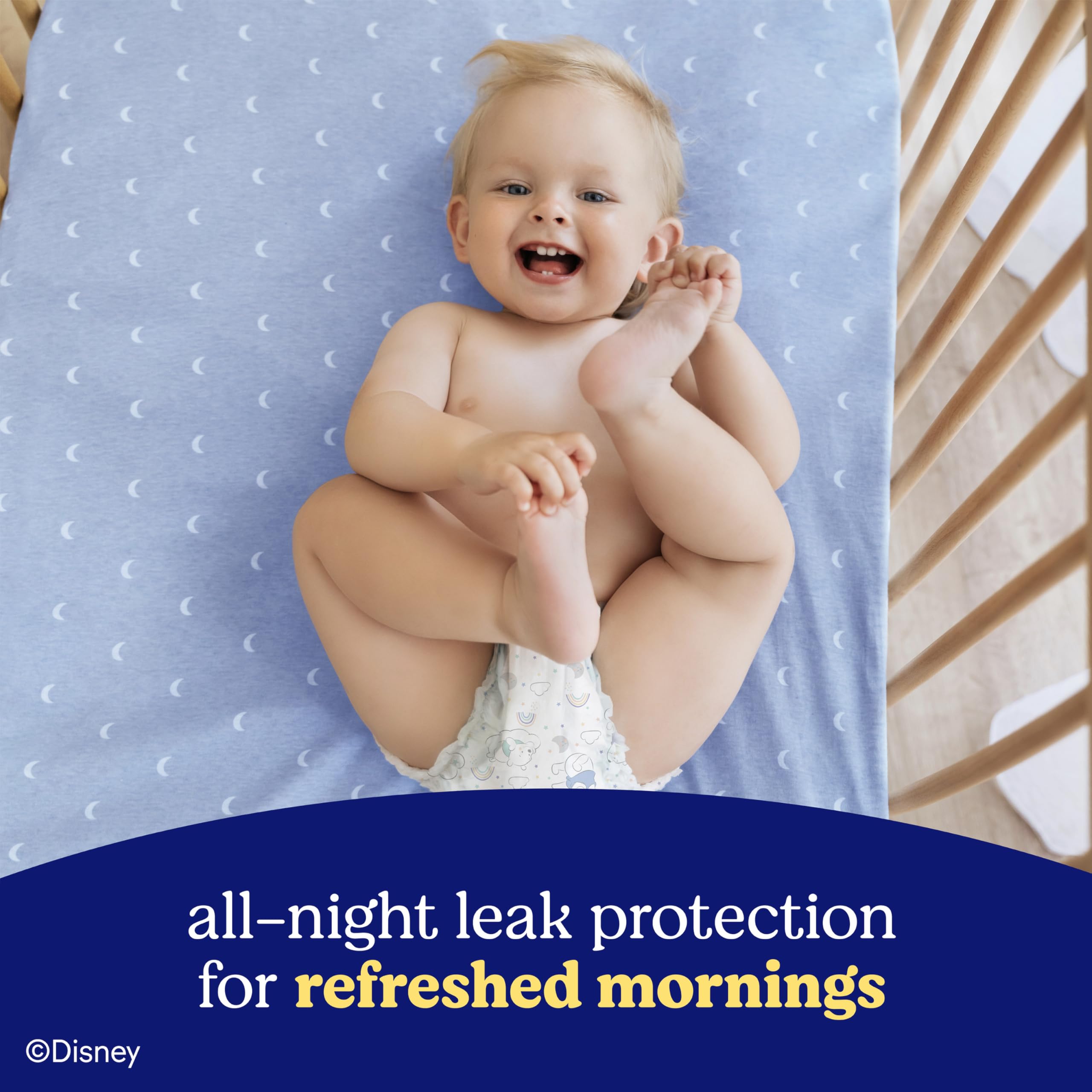 Huggies Size 6 Overnites Baby Diapers: Overnight Diapers, Size 6 (35+ lbs), 84 Ct (2 Packs of 42), Packaging May Vary
