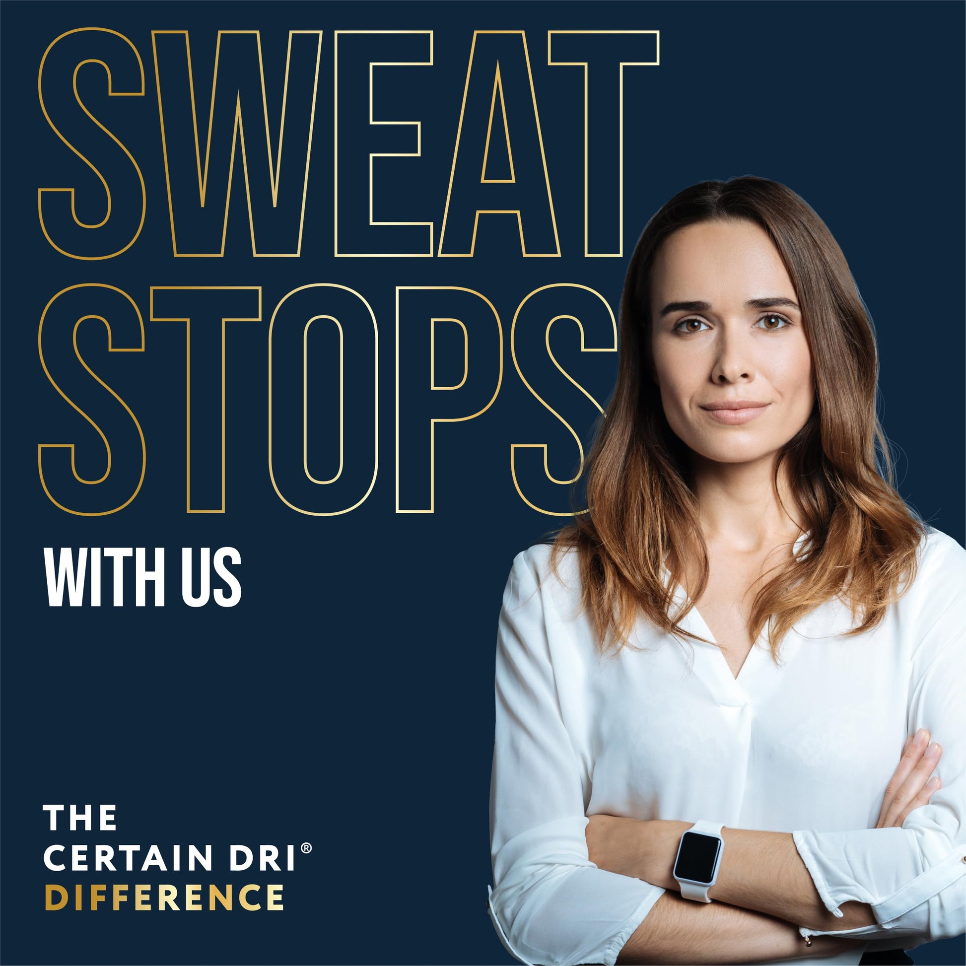 Certain Dri Prescription-Strength Clinical Antiperspirant Roll-On for Hyperhidrosis - 72-Hour Sweat Protection - Fragrance-Free - Doctor-Recommended for Men & Women - 1.2 fl oz