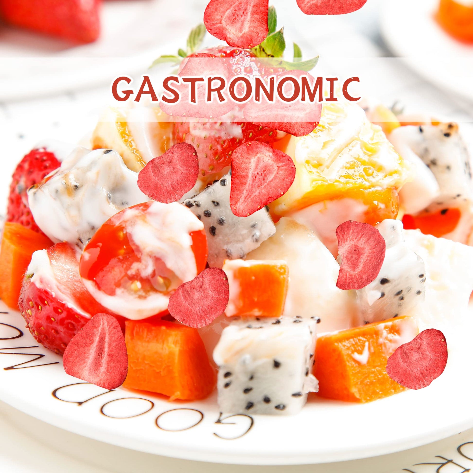 ONETANG Freeze-Dried Fruit Strawberry, 10 Pack Single-Serve Pack, Non GMO, Kosher, No Add Sugar, Gluten free, Vegan, Holiday Day Gifts, Healthy Snack 0.35 Ounce