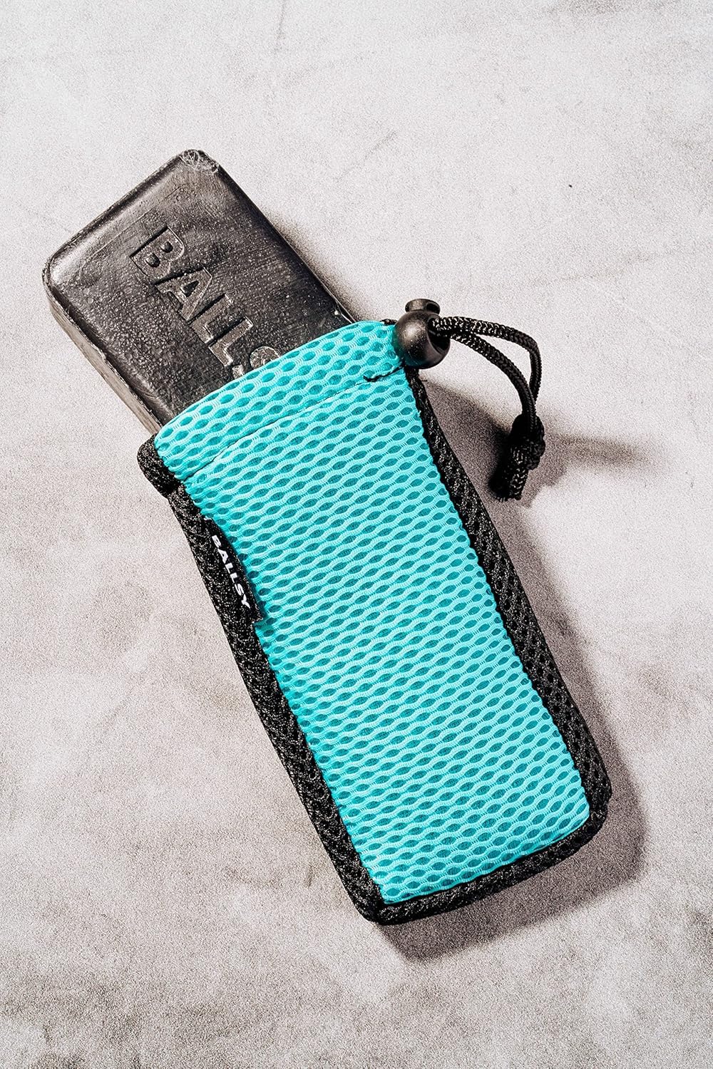 Ballsy Sud Sack Soap Pouch, Exfoliating Sponge for Baths and Showers - Compatible with Related Bars, Blue