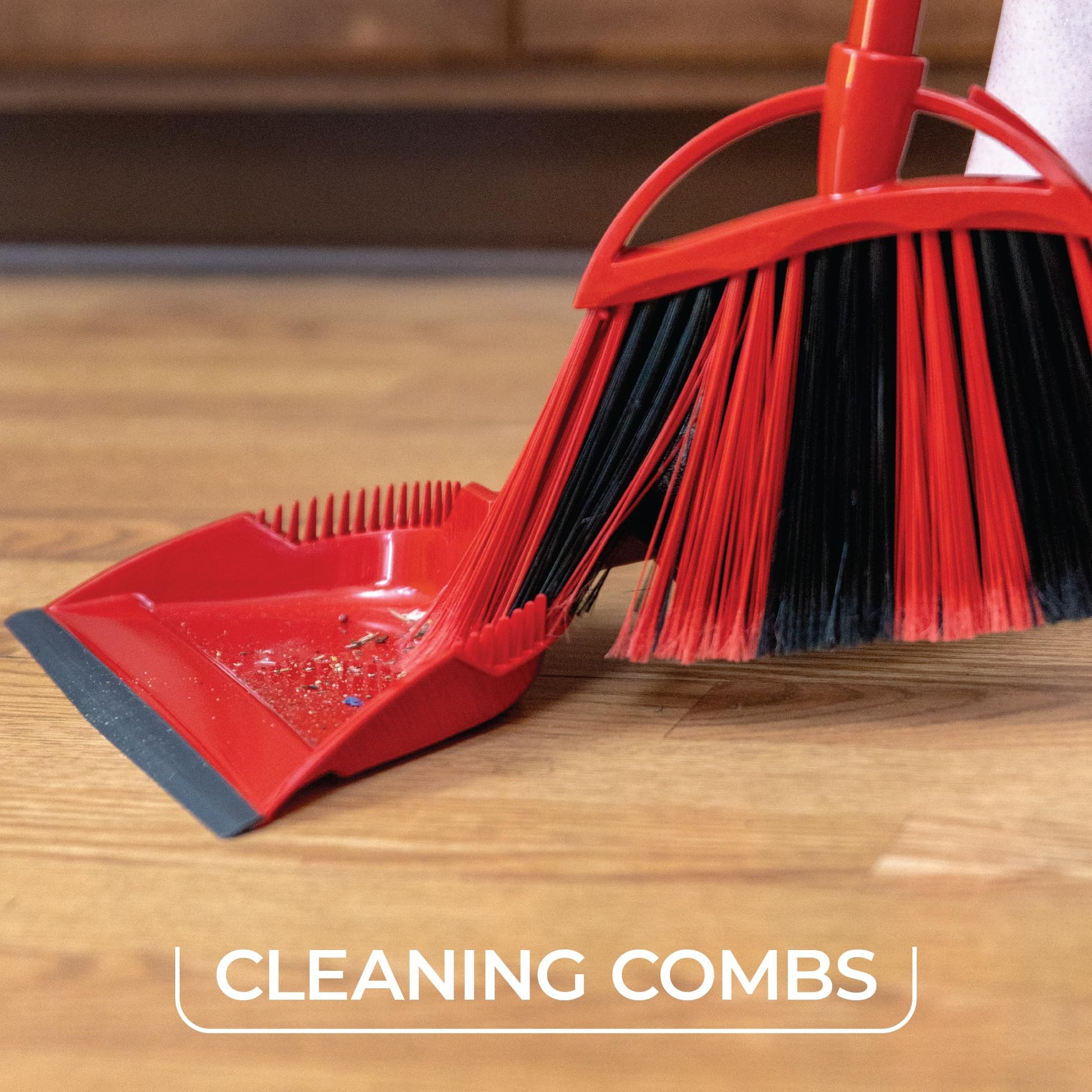 O-Cedar One Sweep Broom with Step-On Dustpan | Remove 99% with One Sweep | Lightweight Quiet Cleaning Tool | Ideal for Pet Owners