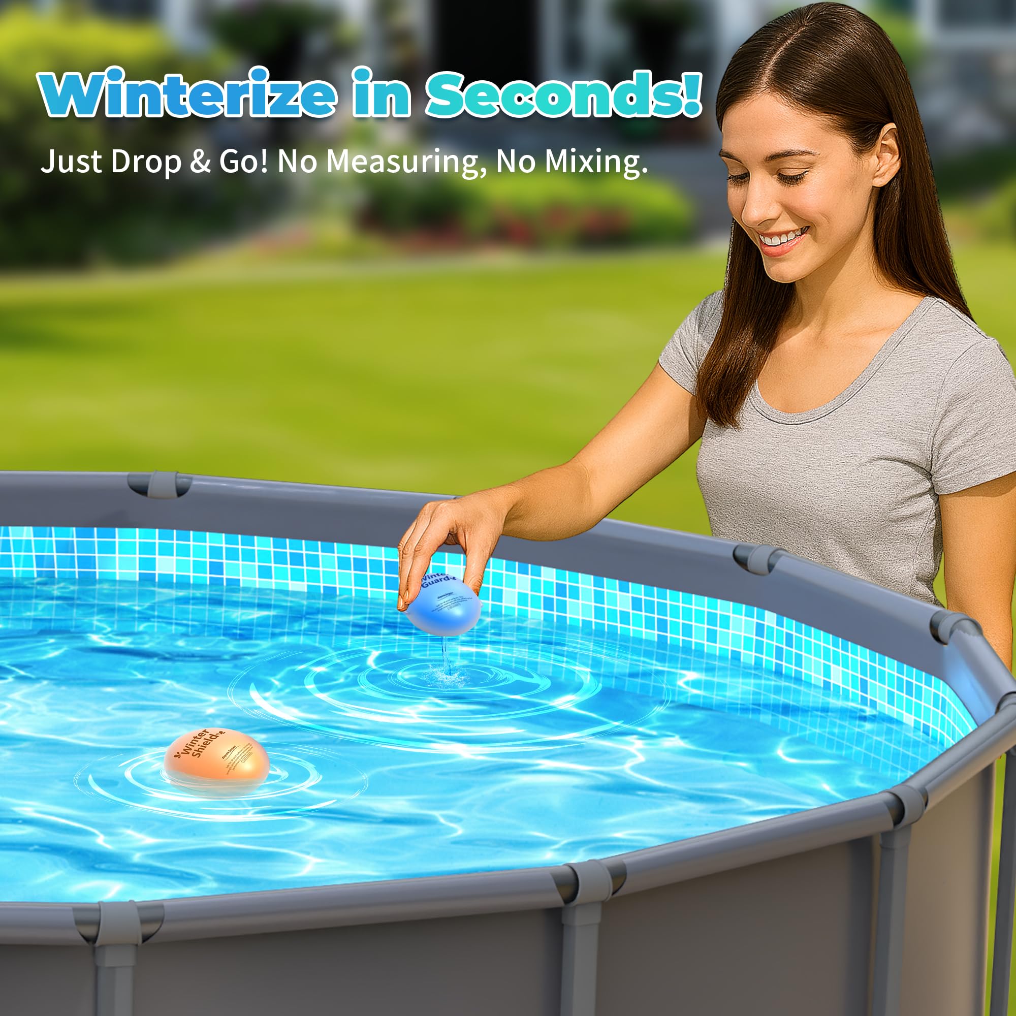 AquaJoyer Professional Pool Winter Closing Kit, Winterizing Kit, Close Your Above Ground or Inground Pool with Ease, Up to 30,000 Gallons