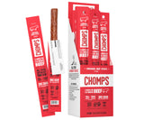 Chomps Grass-Fed and Finished Original Beef Jerky Snack Sticks 24-Pack, Keto, Paleo, Whole30, 10g Protein, Gluten-Free