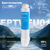 BOGDA Water Filter Fit for EPTWFU01 Frigi-Daire Replacement 3 count, Compatible with Pure-Source Ultra 2, EWF-02, 012505454226, 4562222, Multiple Filtration and Drink Clear, white