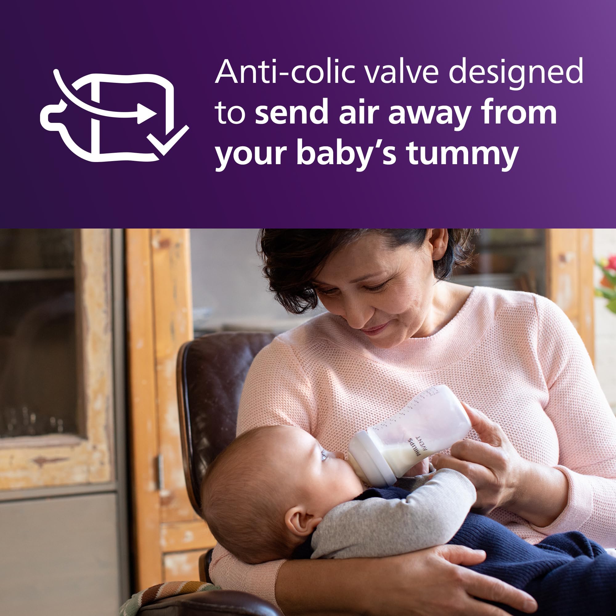 Philips Avent Natural Response Nipples, Extra Fast Flow (Flow 5), 4-Pack, SCY965/44