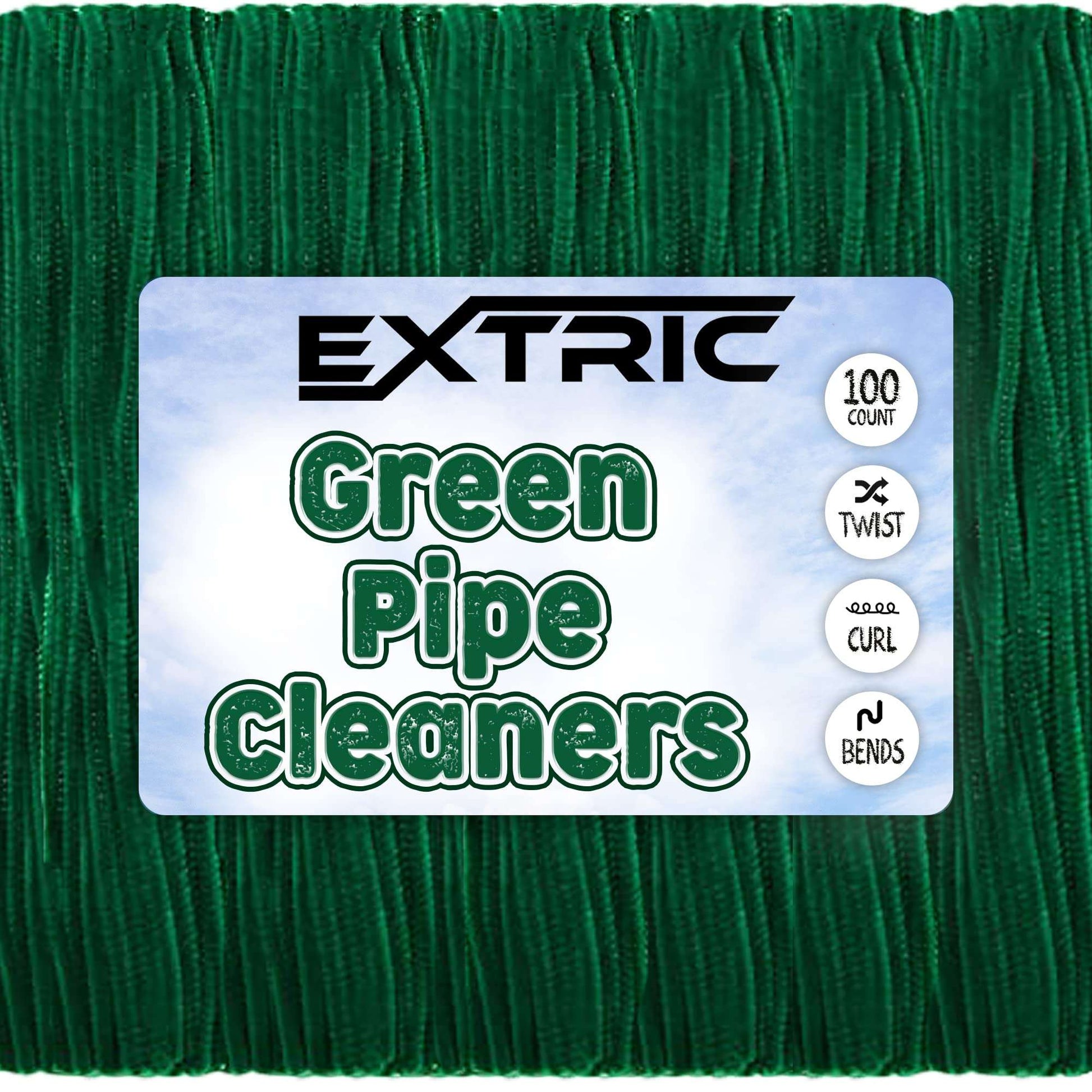 Pipe Cleaners- 1000 Pc. Pipe Cleaner 10 Assorted Colors Chenille Stems, Pipe Cleaners Craft, Fuzzy Sticks Great Craft Supplies DIY Art & Craft Projects| 6mm x12 inch