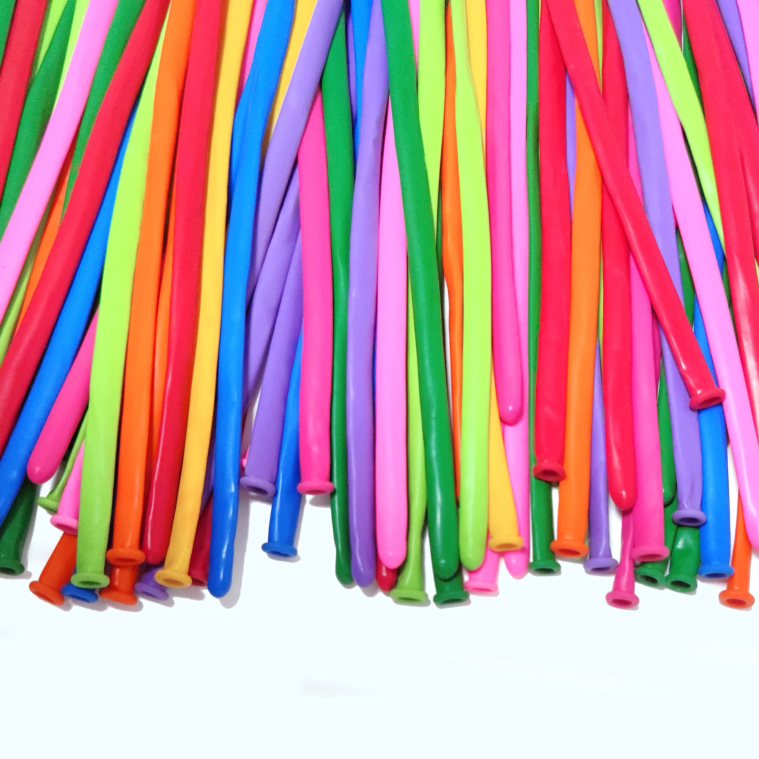 LXZFCRG 260 Balloons Pack of 100 Long Balloon Animal Twisting Balloons for for Animal Shape Birthdays Clowns