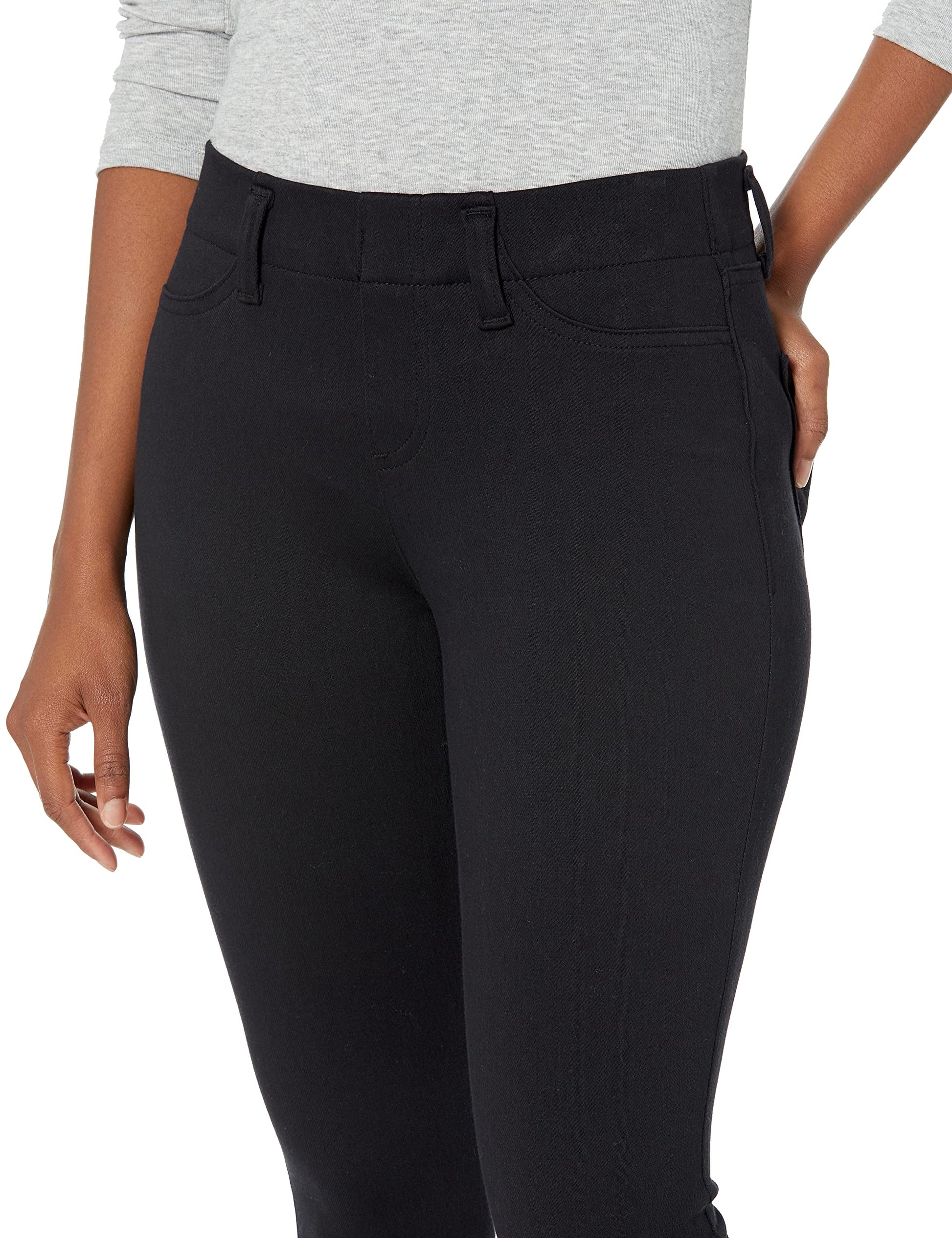 Amazon Essentials Women's Pull-On Stretchy Knit Jegging (Available in Plus Size), Black, X-Large