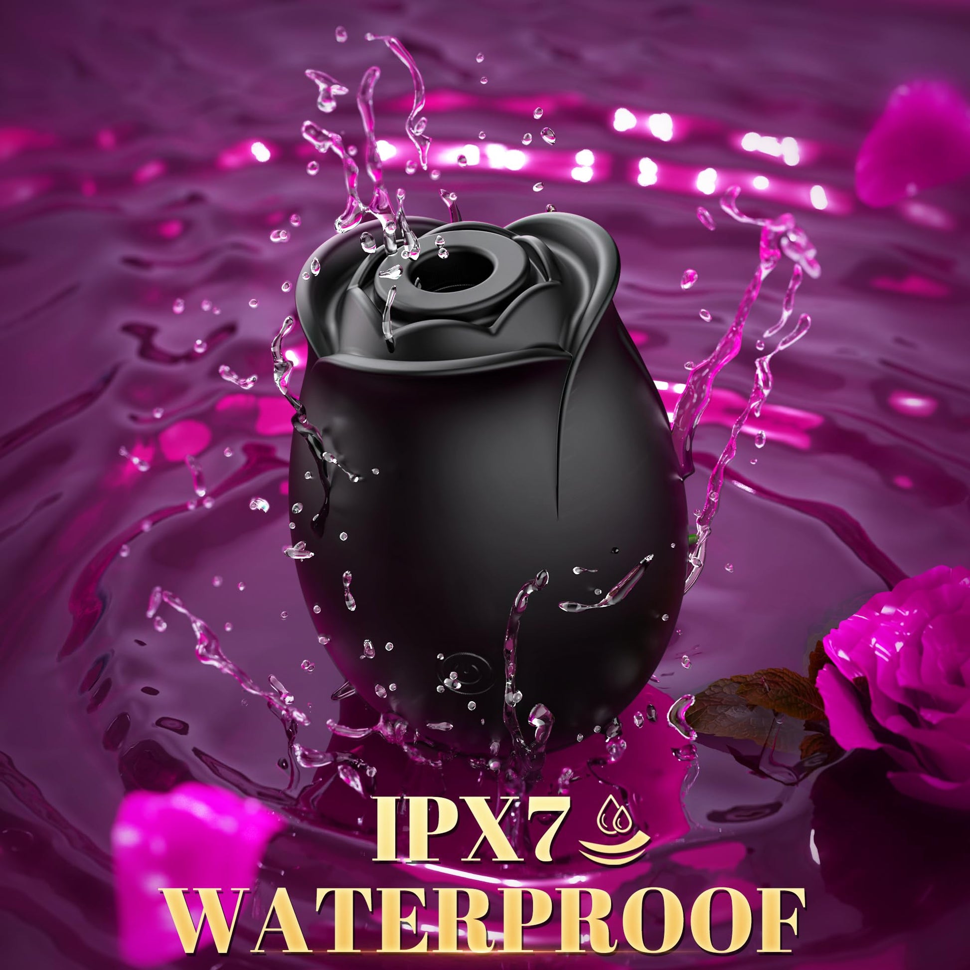 Rose Sex Toy Adult Toys - APP Control Rose Vibrator for Women Sex Toys with 9 Sucking & Vibrating Modes, G Spot Vibrator Adult Sex Toys, Womens Clitoral Nipple Sucker Vibrators for Woman Couples