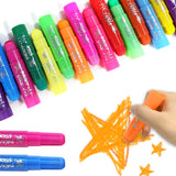 TBC The Best Crafts Paint Sticks,24 Classic Colors, Washable Paint, Non-toxic, Tempera Paint Sticks for Kids and Students