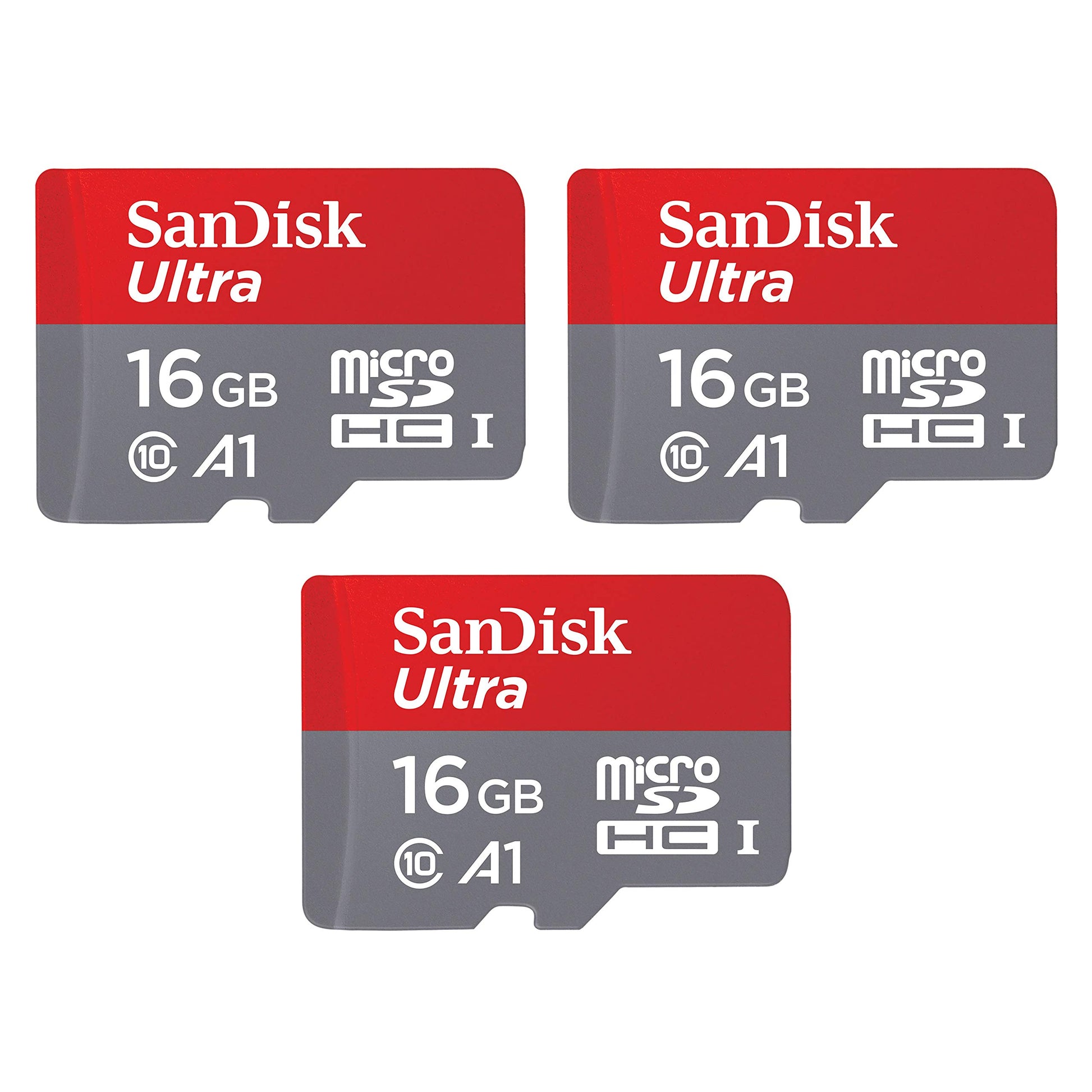 SanDisk 32GB Ultra microSDHC UHS-I Memory Card with Adapter - 98MB/s, C10, U1, Full HD, A1, Micro SD Card - SDSQUAR-032G-GN6MA