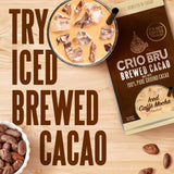 Crio Bru Brewed Cacao Nicaragua Medium Roast - Coffee Alternative Natural Healthy Drink | 100% Pure Ground Cacao Beans | 99.99% Caffeine Free, Keto, Low Carb, Paleo, Non-GMO, Organic (10ozFBM)