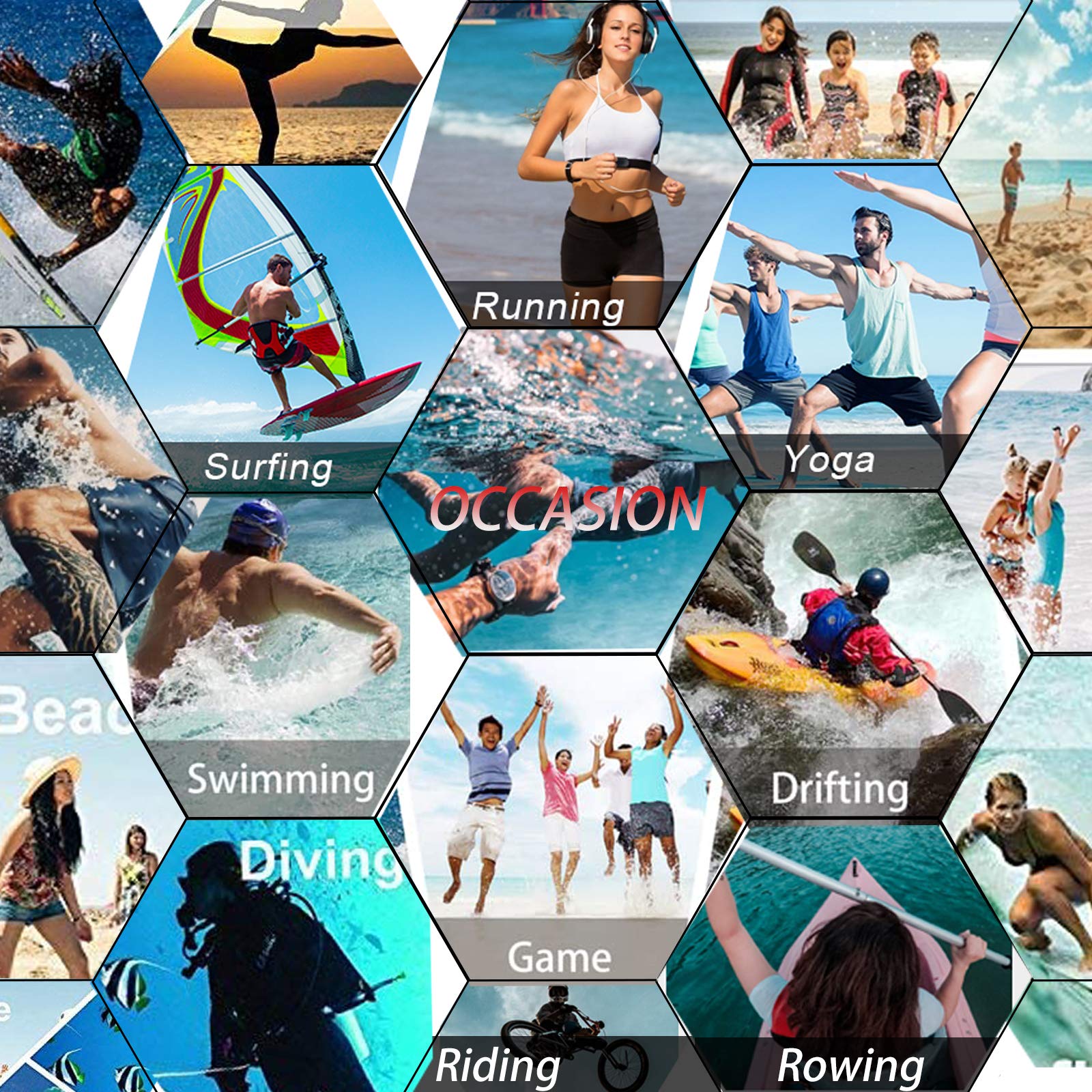 Water Shoes Mens Women Barefoot Shoes Quick Dry Aqua Outdoor Sports for Swim Pool Beach Surf Walk Water Yoga River Lake Hiking Kayaking