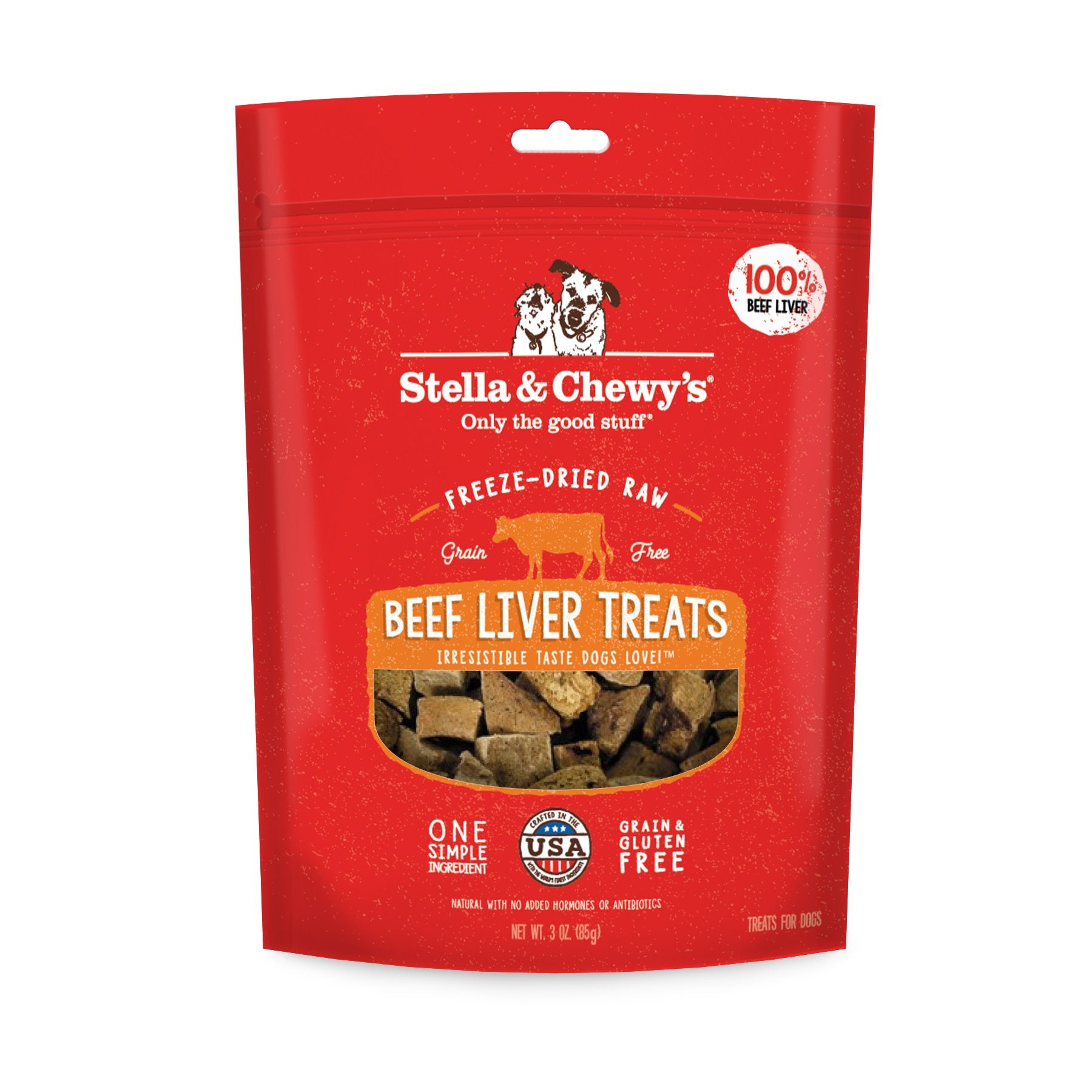 Stella & Chewy's Freeze-Dried Raw Single Ingredient Chicken Breast Treats, 2.75 oz. Bag