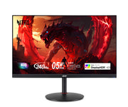 Acer Nitro 27" WQHD 2560 x 1440 PC Gaming IPS Monitor | AMD FreeSync Premium | Up to 240Hz Refresh | Up to 0.5ms | DisplayHDR 400 | sRGB 99% | 1 x Display Port 1.4 & 2 x HDMI 2.1 | XV272U W2bmiiprx