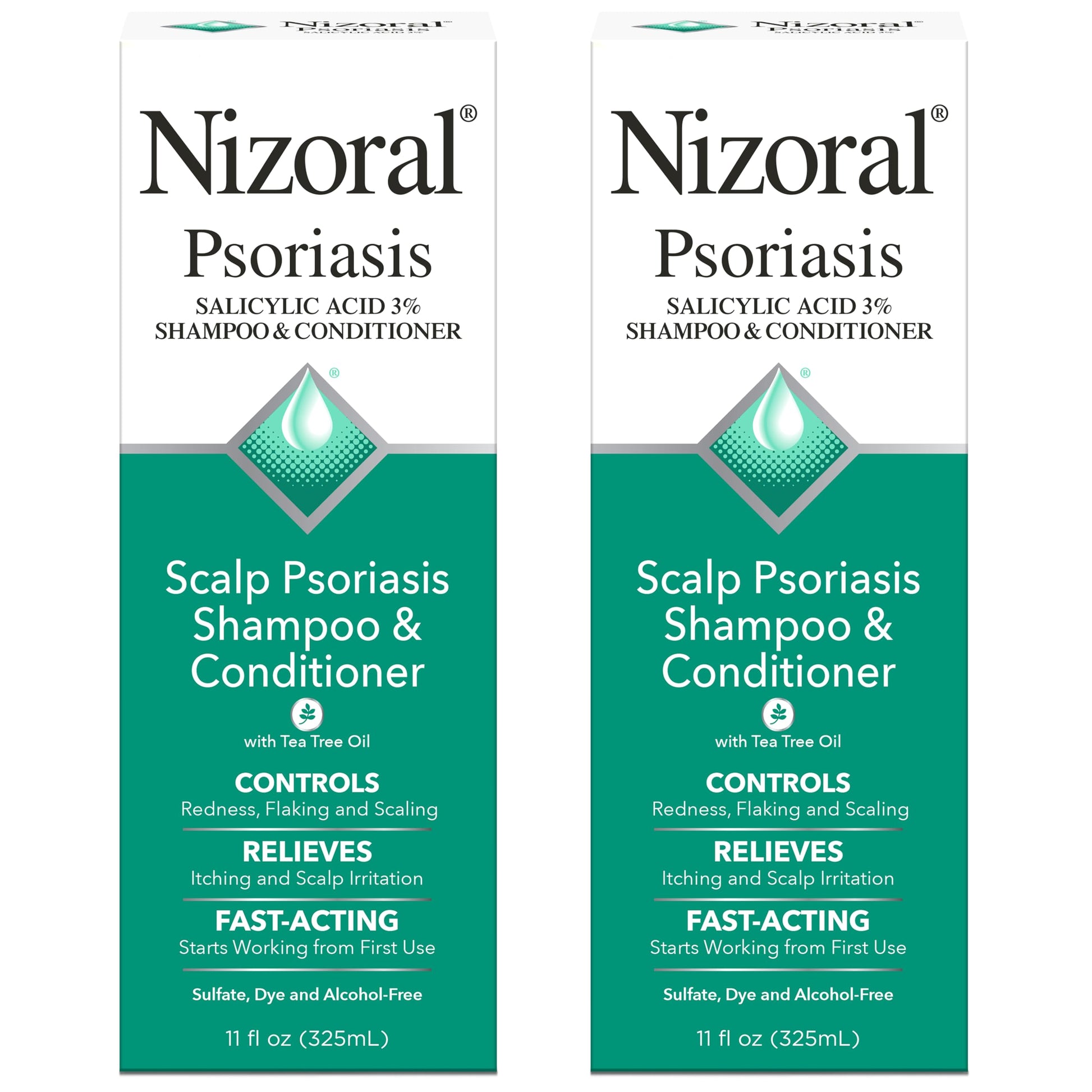 Nizoral Scalp Psoriasis Shampoo & Conditioner, 11 Ounce