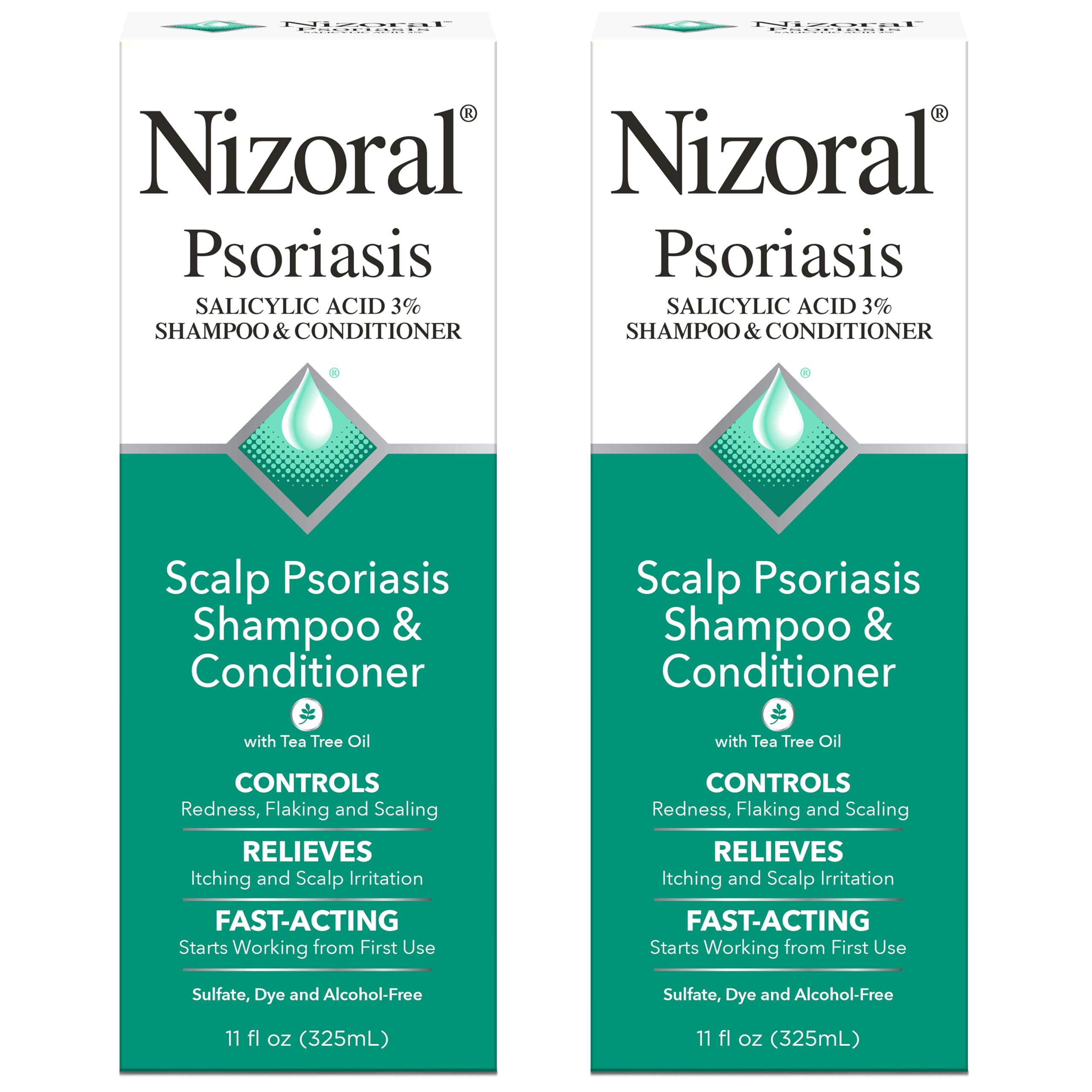 Nizoral Scalp Psoriasis Shampoo & Conditioner, 11 Ounce