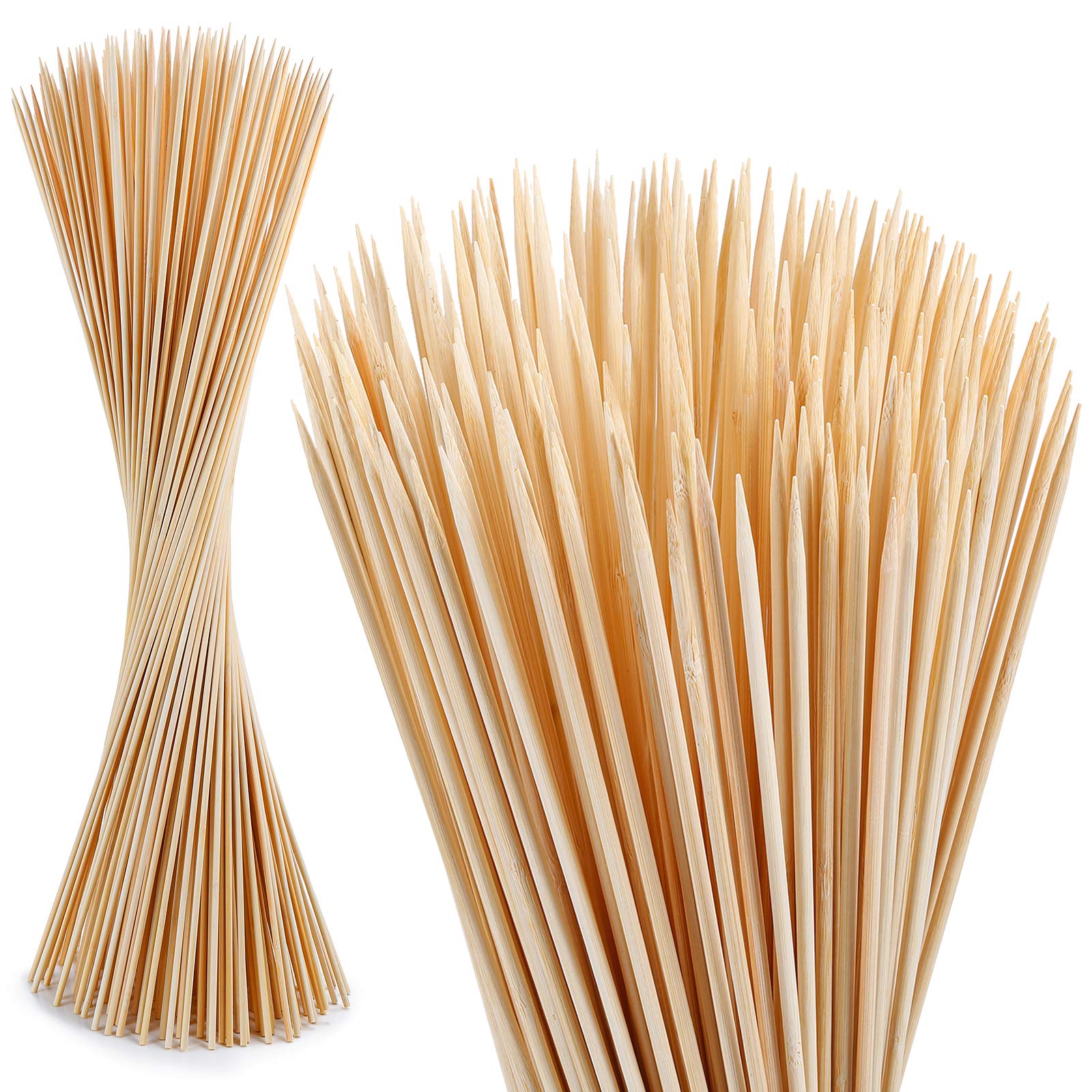 120 PCS Bamboo Marshmallow Roasting Sticks, SMores Skewers for Fire Pit, Extra Long 30 Inch Heavy Duty 5mm Thick Wooden SMores Sticks for Open Fire Pits Roaster Barbecue Hot Dog Camping Kebab Sausage