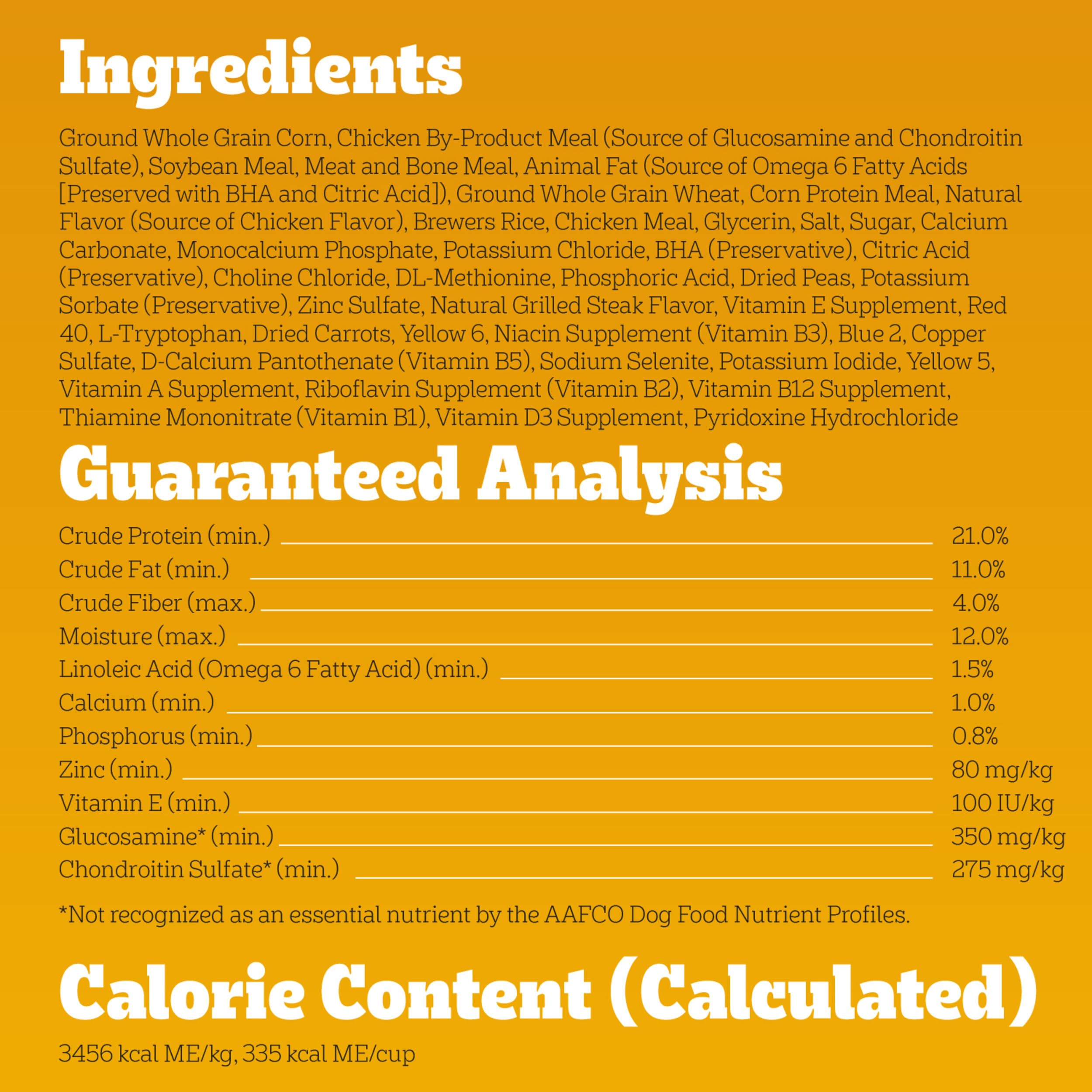 Pedigree with Tender Bites for Small Dogs Adult Dry Dog Food, Chicken and Steak Flavor, 14 lb. Bag