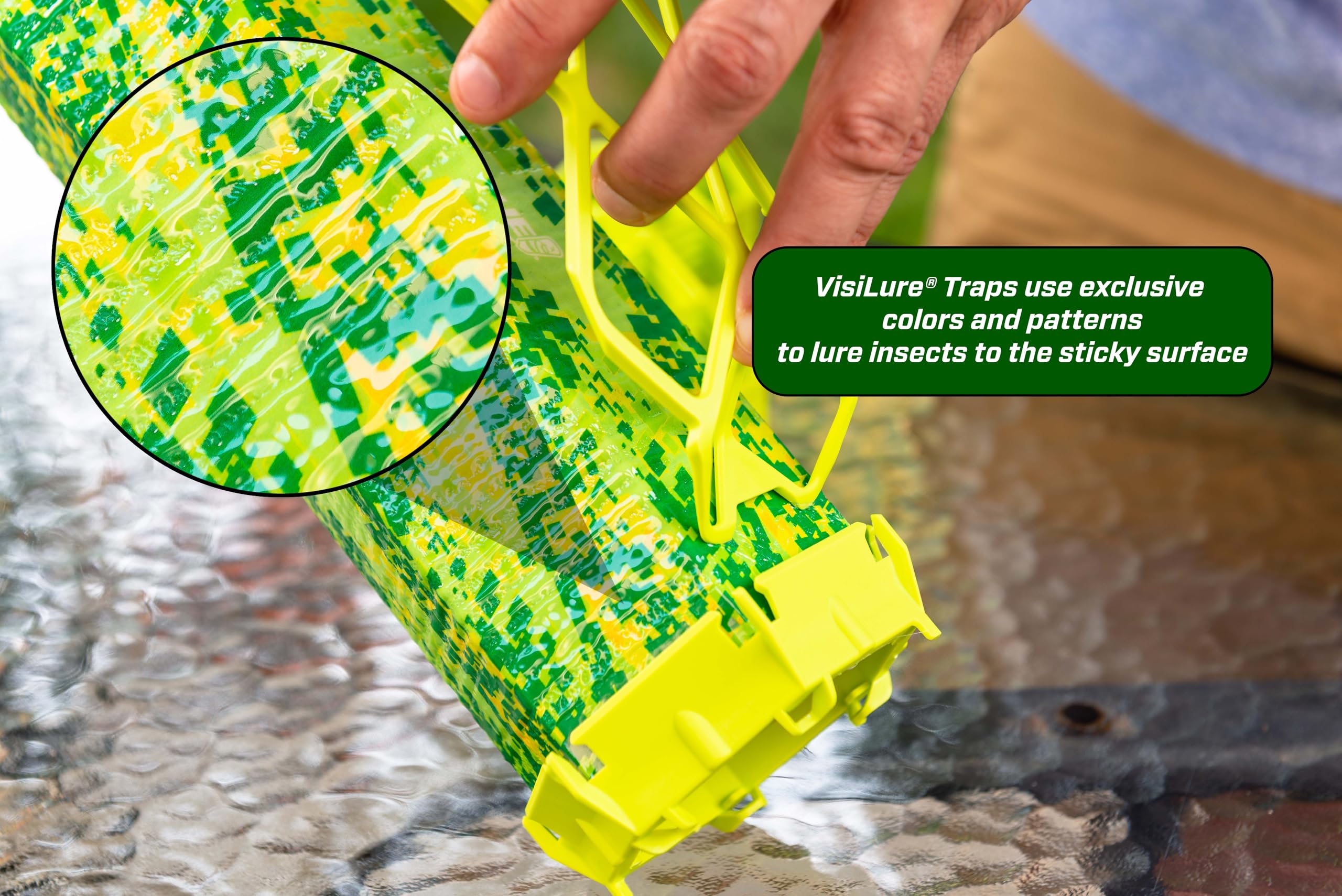 RESCUE! VisiLure® TrapStik for Wasps, Mud Daubers, Carpenter Bees – 2 Pack