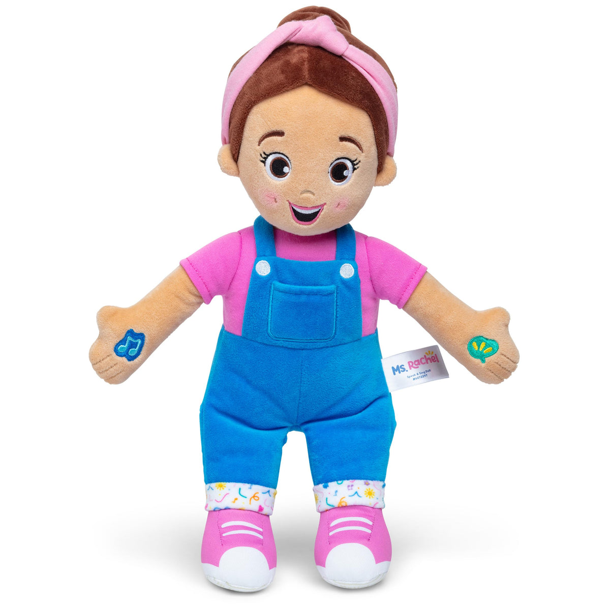 Ms. Rachel Speak & Sing Puppe 40 cm große interaktive Spielzeug mit 4 Liedern & über 16 Sätzen, Kleinkindspielzeug für Mädchen & Jungen ab 6 Monaten bis 3+ Jahren