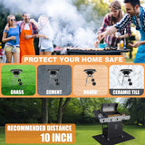 UBeesize Large 65 x 48 inches Under Grill Mat for Outdoor Grill,Double-Sided Fireproof Grill Pad,Indoor Fireplace/Fire Pit Mat,Oil-Proof Waterproof BBQ Protector for Decks and Patios