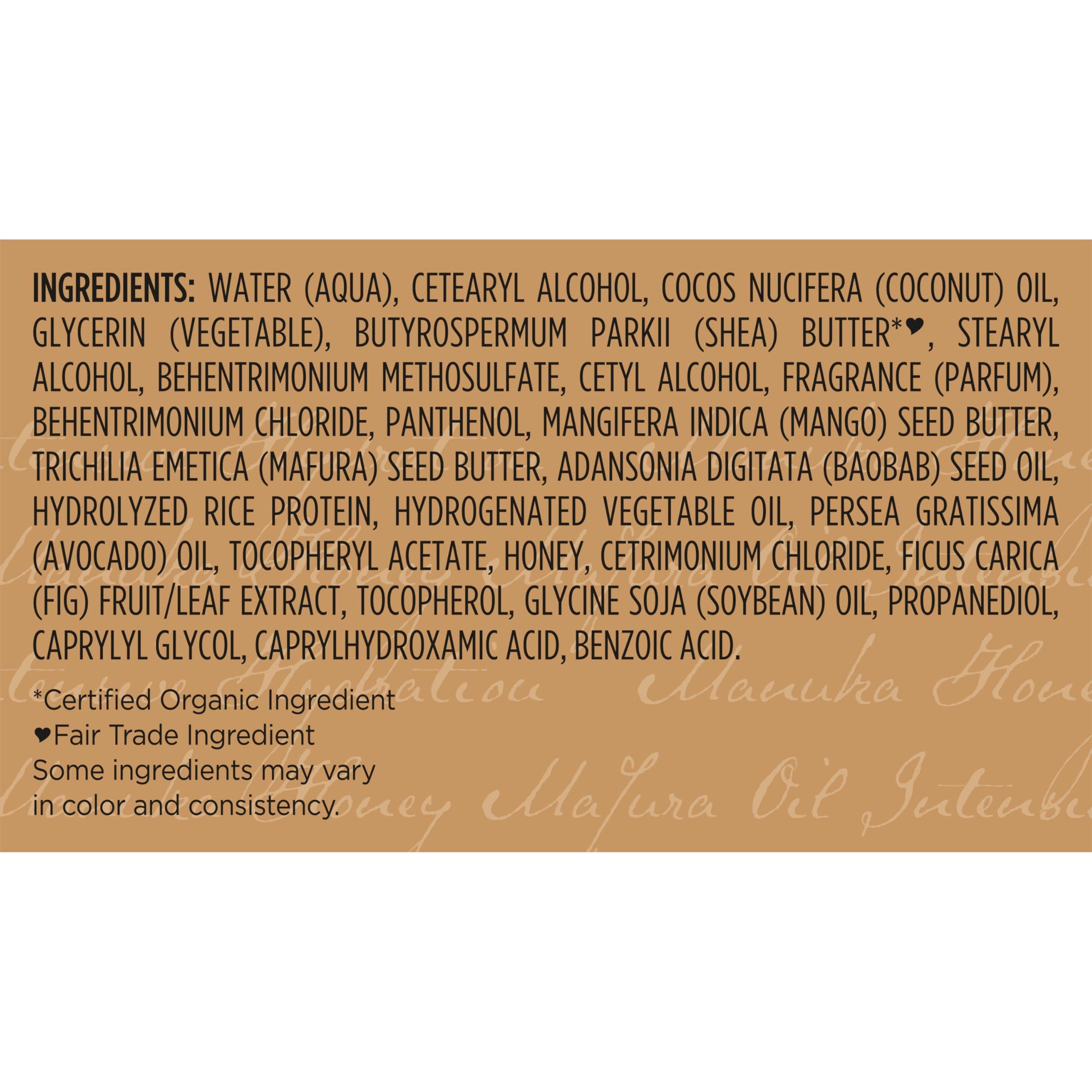 SheaMoisture Intensive Hydration Hair Masque Manuka Honey & Mafura Oil For Dry, Damaged Hair Deep Conditioning Hair Treatment 11.5 oz