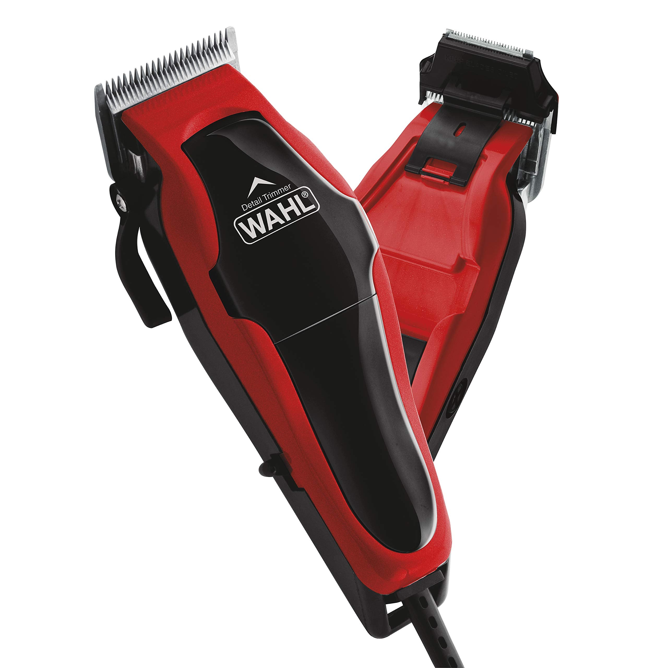 Wahl USA Clip 'N Trim 2 in 1 Corded Hair Clipper with Pop Up Trimmer Kit, The Perfect Hair Clippers for Men's Haircuts and Long Beard Touch Up Grooming - 79900-1501P