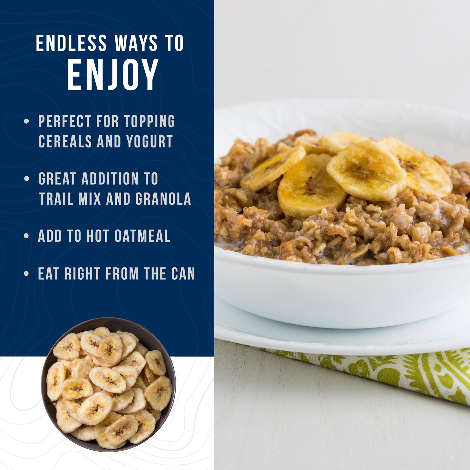 Augason Farms Sweetened Banana Chips Can, Emergency Food Supply, Everyday Meals, 31 Servings (Packaging May Vary)