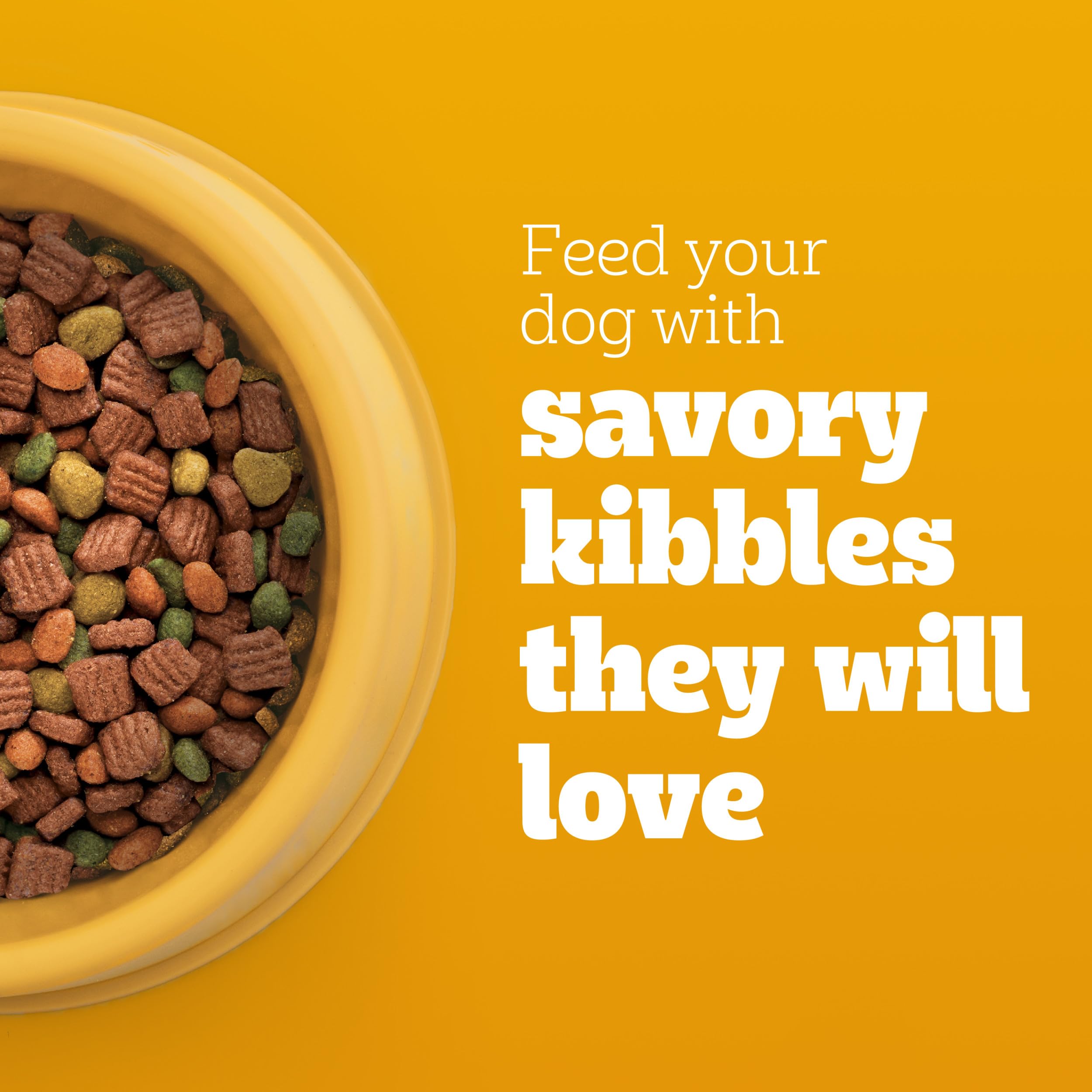 Pedigree High Protein Adult Dry Dog Food, Beef and Lamb Flavor, 18 lb. Bag