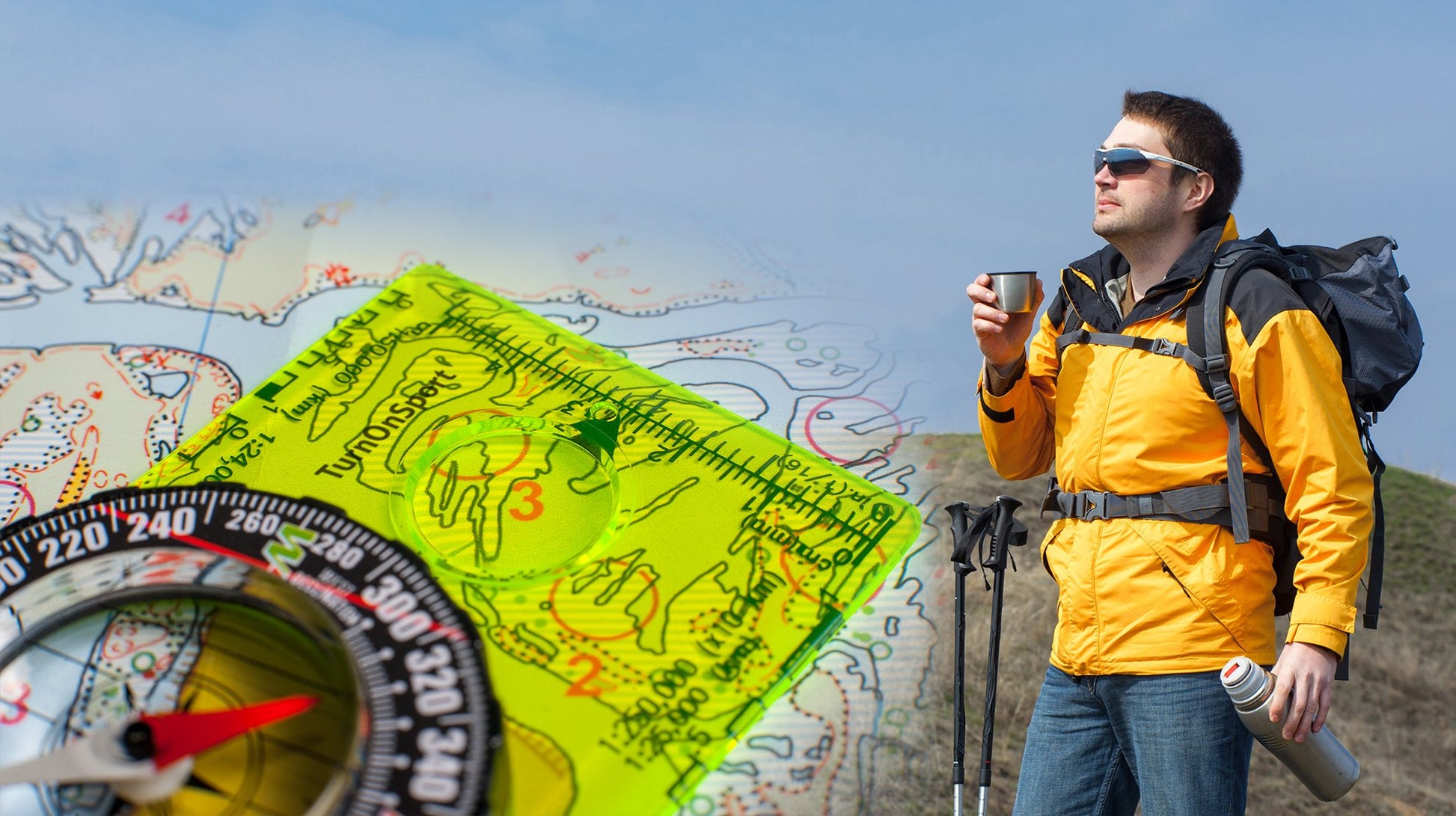 Orienteering Compass - Hiking Backpacking Compass - Advanced Scout Compass for Camping and Navigation - Boy Scout Compass for Kids - Professional Field Compass for Map Reading - Best Survival Gifts