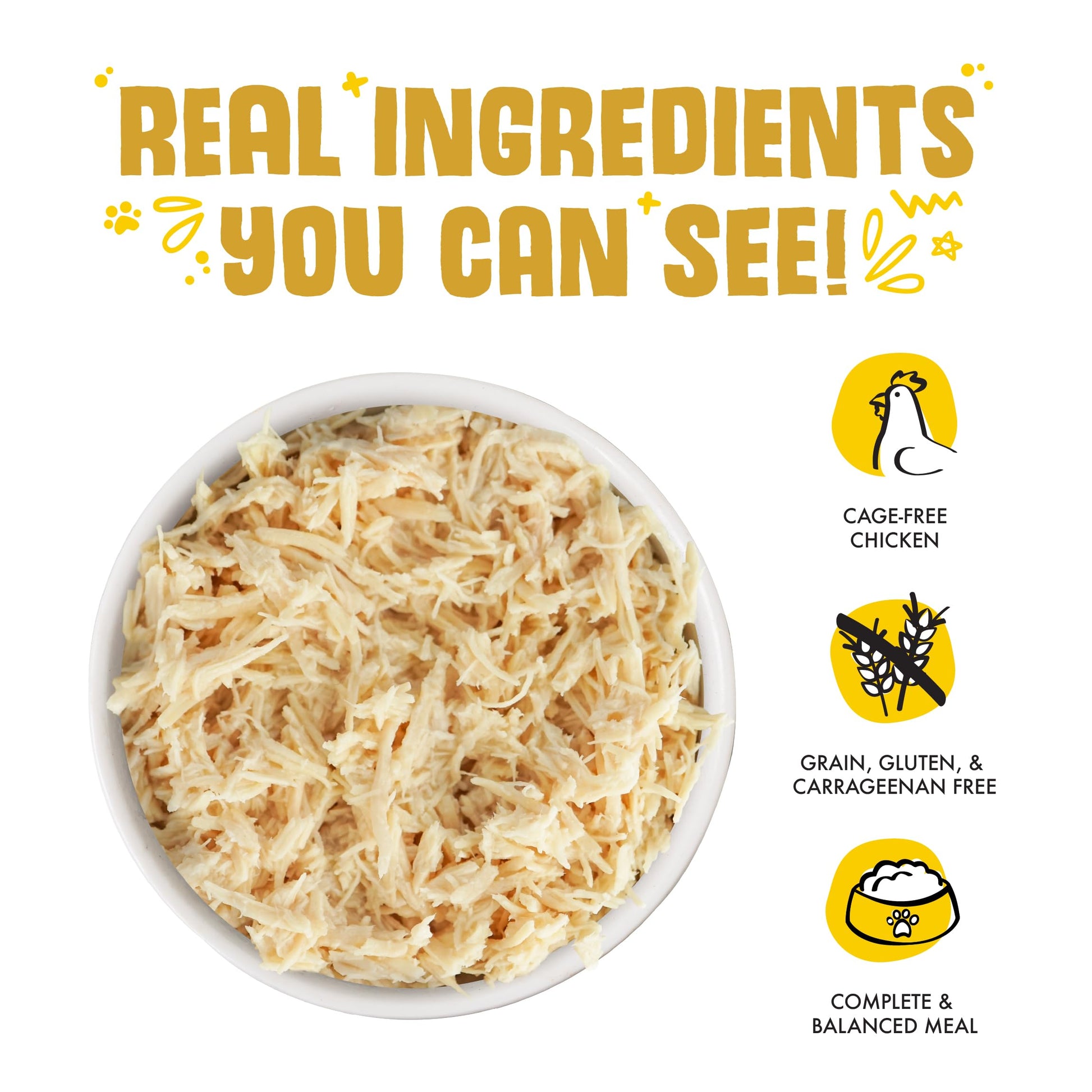 Weruva Classic Dog Food, Paw Lickin’ Chicken with Chicken Breast in Gravy, 14oz Can (Pack of 12)