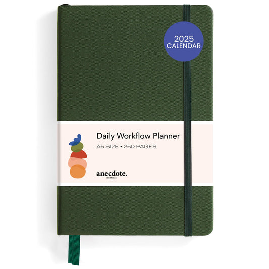 Anecdote 2024-2025 Planner: A Monthly, Weekly & Daily Planner 2024-2025 for Planning Your Success - A5 Size Hardcover Start Anytime and Achieve your Goals - Evergreen