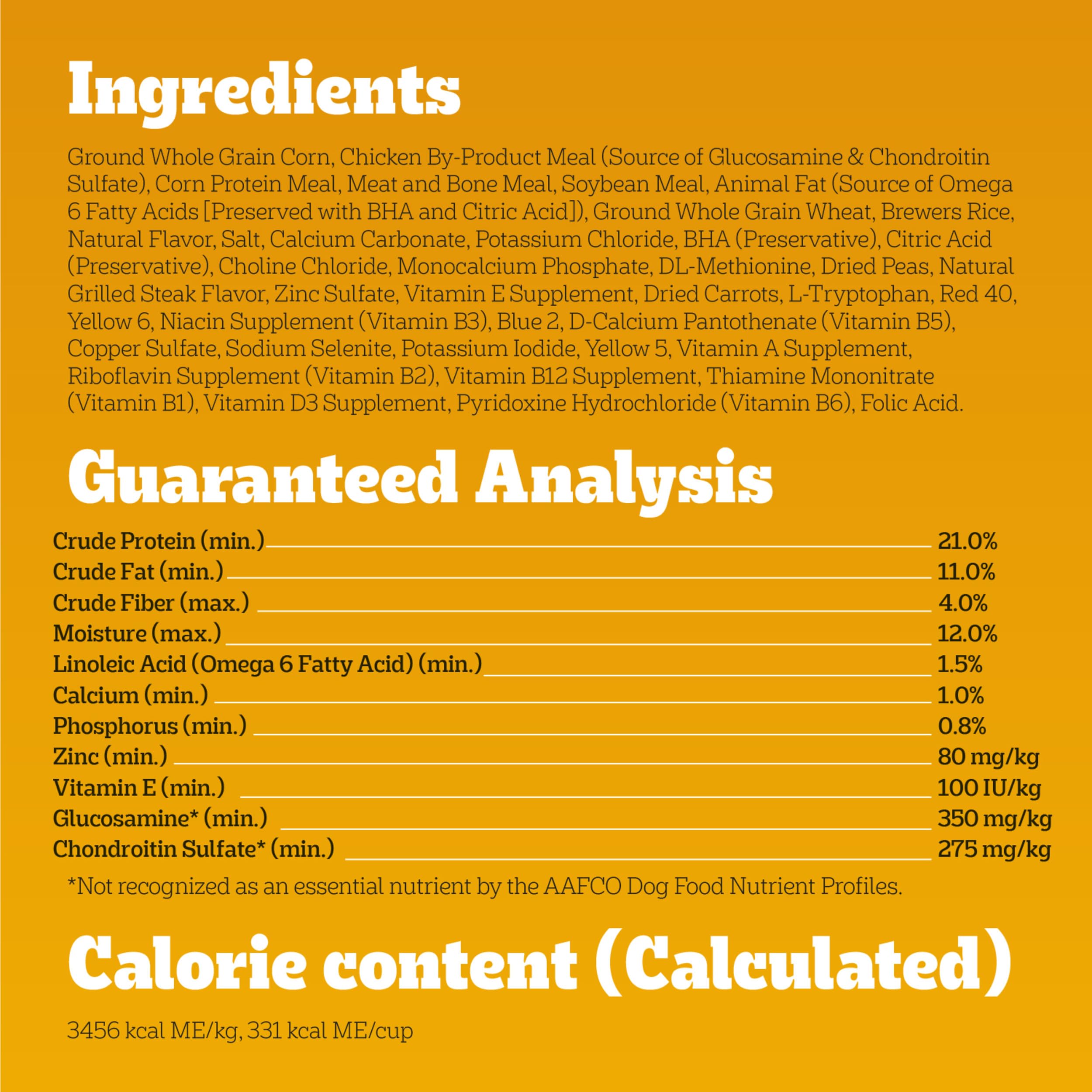 Pedigree Complete Nutrition Adult Small Dog Dry Dog Food, Grilled Steak & Vegetable Flavor, 14 lb. Bag