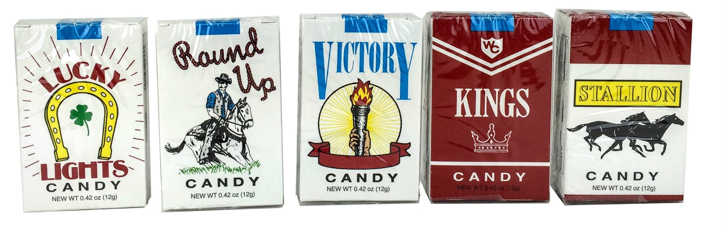 World Confections Candy Cigarettes, Pack of 24