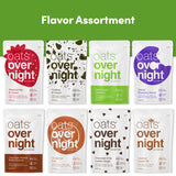 Oats Overnight Party Variety Pack - High Protein, High Fiber Breakfast Protein Shake - Gluten Free Oatmeal, Non GMO Oatmeal - Cookies & Cream, Coconut Cream Pie & More Flavors (8 Pack + BlenderBottle)