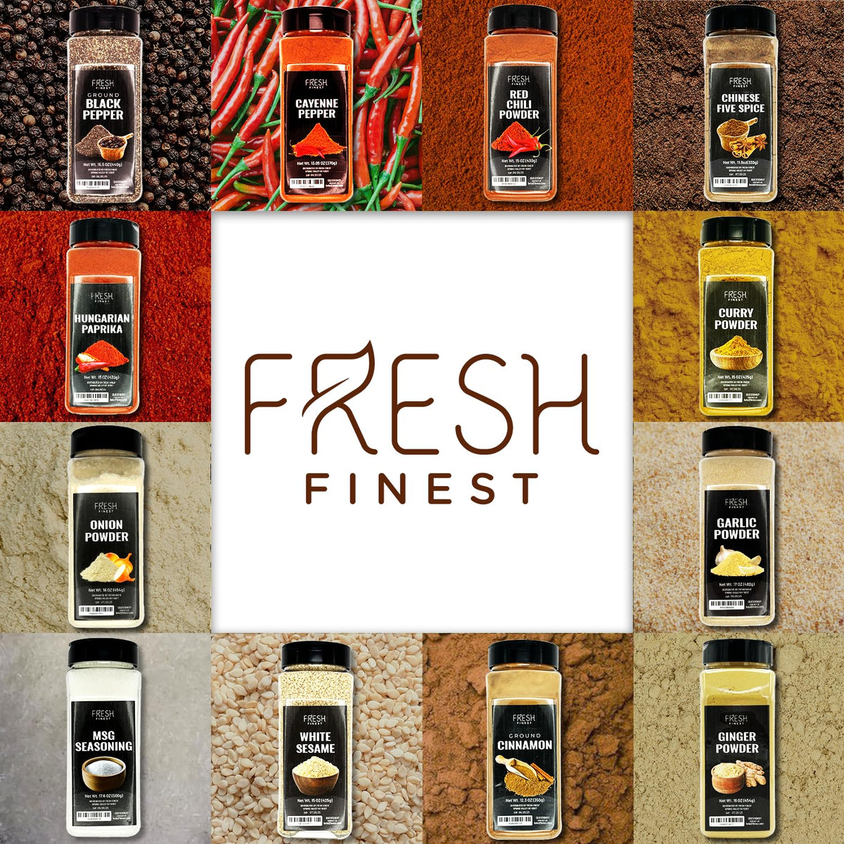 Fresh Finest Ginger Powder - 15.97oz (453G) - Pure Ground Ginger Root for Culinary & Health Benefits, Packed in a Premium Container