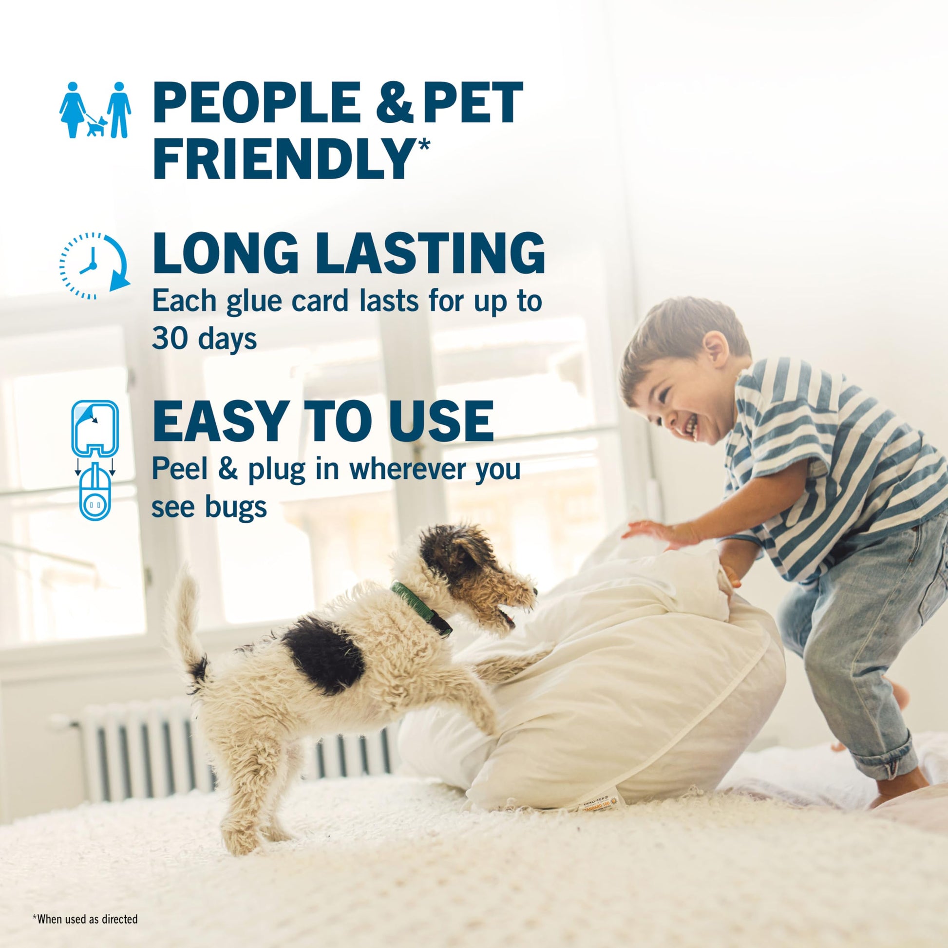 Safer Home Indoor Plug-In Fly Trap - SH502 - Effective Fruit Fly Traps for Indoors, Gnat Traps for House Indoor, 400 Sq Ft Protection - Style: 1 Device + 2 Glue Cards