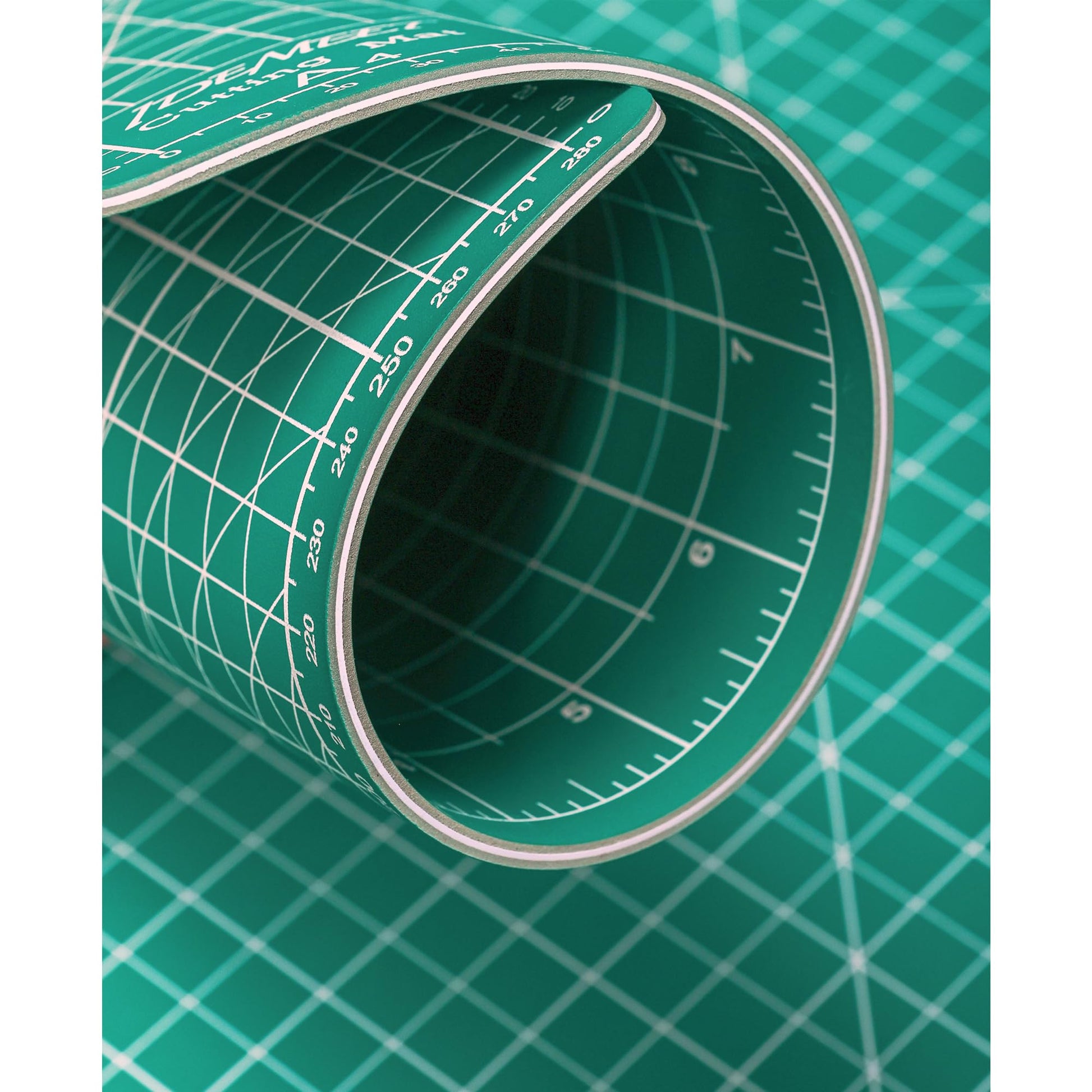 Density-upgraded 24" x 36" Large Self Healing Sewing Mat, Idemeet Rotary Cutting Mat 5 Play Cut Board for Crafts Hobby Project, Scale Size 24" x 36", A1, Green