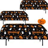 AnapoliZ Halloween Plastic Tablecloth | 3 Pcs Pack (54” Inch Wide x 102” Inch Long) | Halloween Rectangular Table Cover | Pumpkin, Witches Table Decoration | Halloween Party Decorations Tablecover