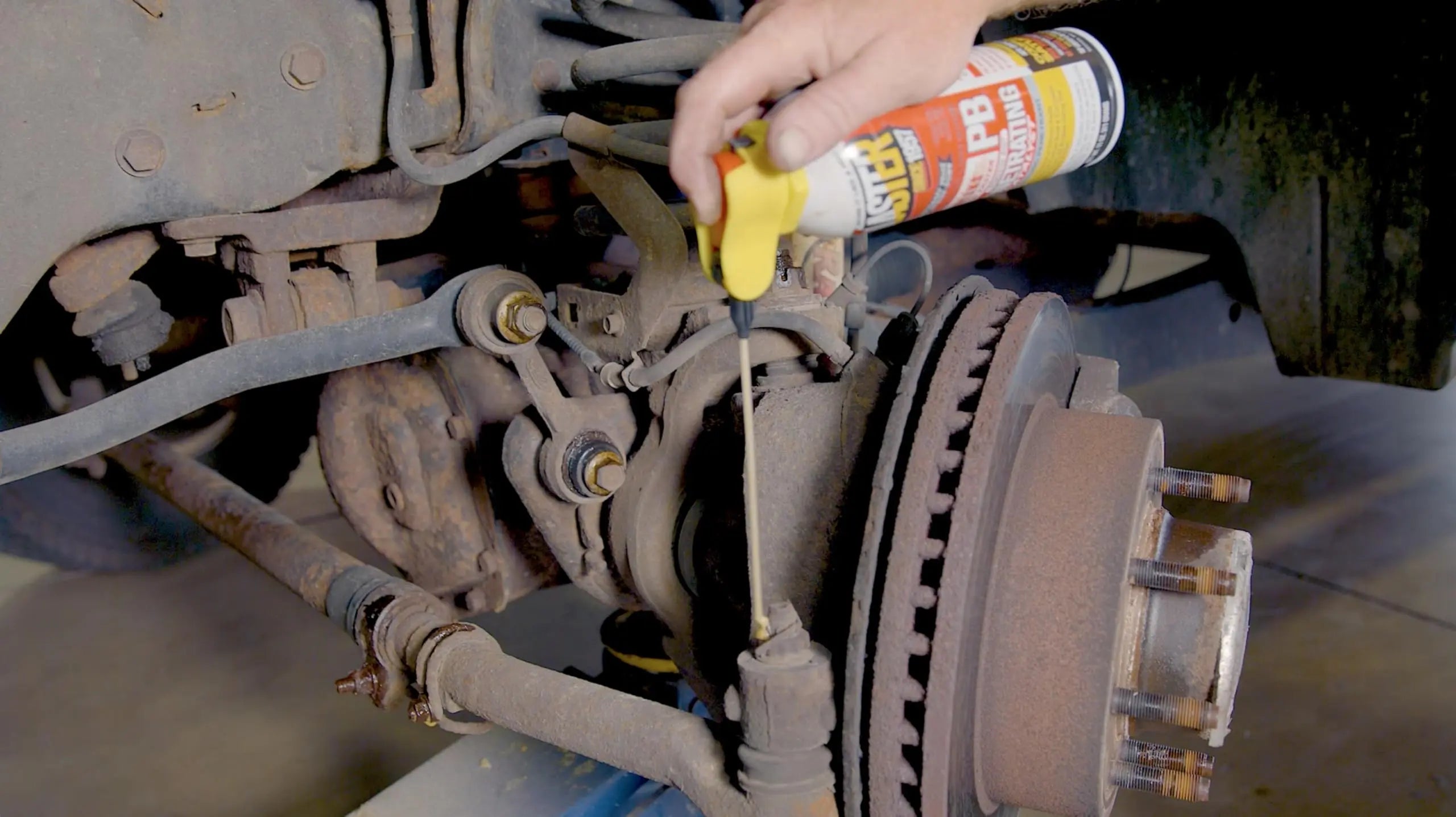 B'laster PB Blaster Penetrating Oil Spray, 11-oz Pack of 12 - Rust Prevention Spray -Unsticks Rusted Bolts - Anti Corrosion