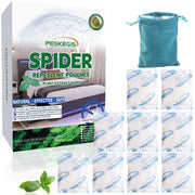 10 Pack Powerful Spider Repellent Indoor for House Garage Long-Term Spiders Repelling, Effective Spider Repellent Pouches Made with Natural Ingredients Safe for Kids and Pets, Easy to Use, No Mess
