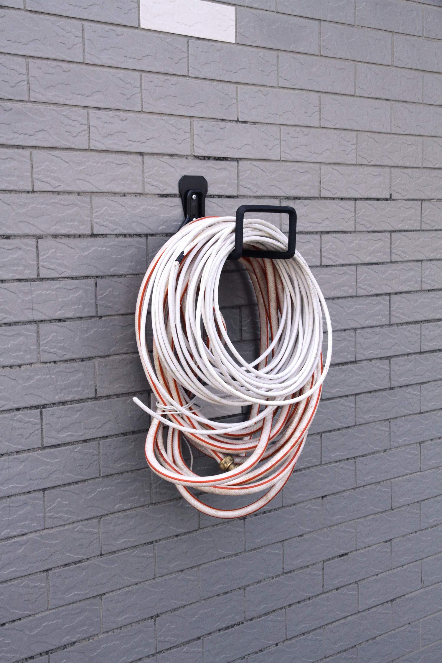 Sageme Hose Hanger, Heavy Duty Metal Hose Holder Wall Mount, Hook for Garden Hose/Expandable Hose/Hose Reel/Water Hose/Pocket Hose/Flexable Hose/Magic Hose 100 Ft