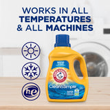 Arm & Hammer Clean & Simple, 77 Loads Liquid Laundry Detergent, 100.5 Fl oz