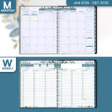 2025 Appointment Book & Planner- Ensight 8.5 x 11 inches, Large Tabbed Daily Hourly Weekly Planner, Calendar & Schedule Book 15-Minute time Slots, Business & Personal Planner Jan 2025- Dec 2025- Floral