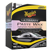 Meguiar's Ultimate Paste Wax - Premium Car Wax for a Deep, Reflective Shine Gloss with Long-Lasting Protection - Easy to Apply and Remove, Microfiber Towel and Applicator Included, 8 Oz Paste