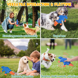 Vitscan Durable Dog Toys for Aggressive Chewers Large Breed/Dog Chew Toy/Indestructible Tough Squeaky Dog Toys/Interactive Dog Toys for Large Dogs/Plush Puppy Toys/Puppy Chew Toys for Teething