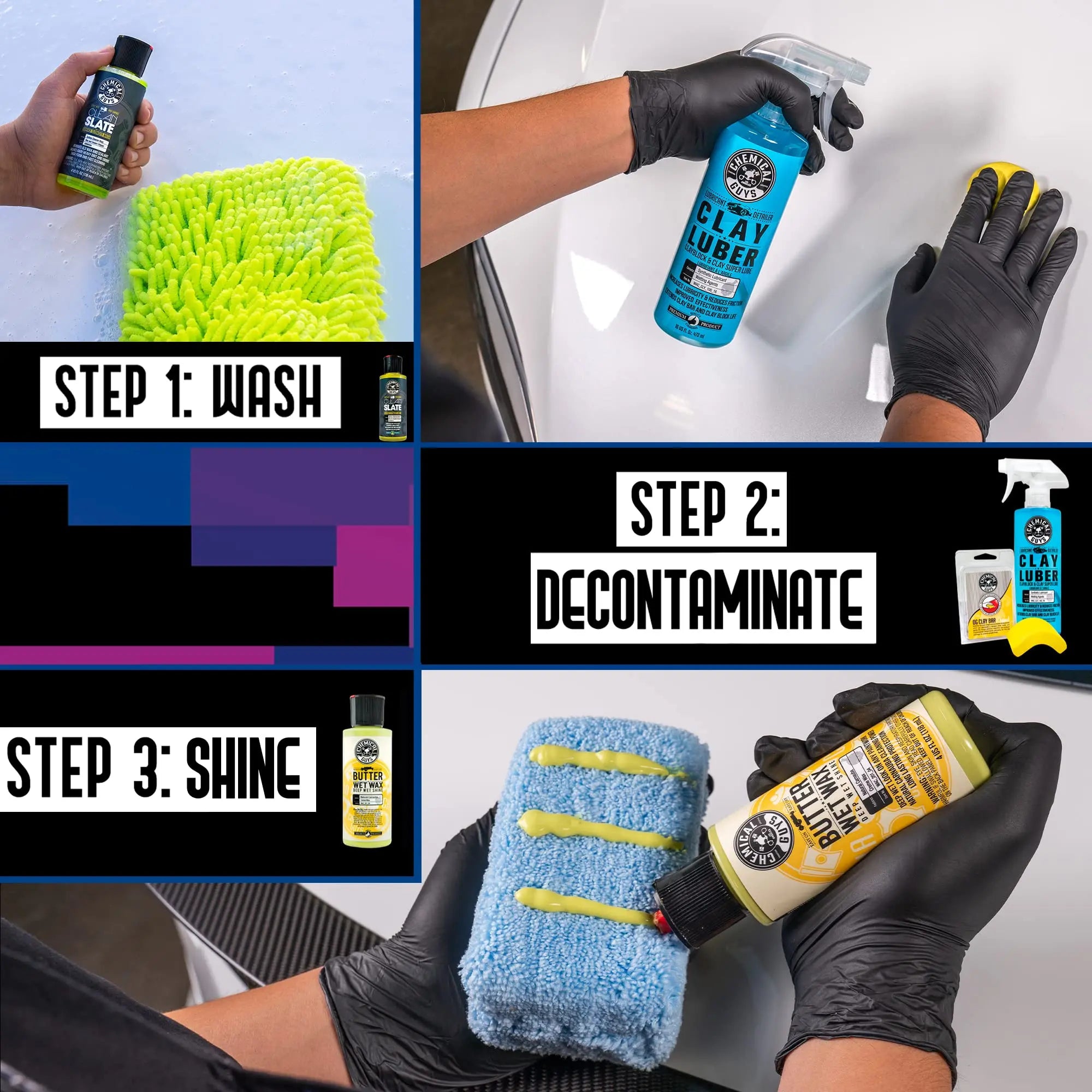 Chemical Guys CLY700 Complete Clay System (6 Items)